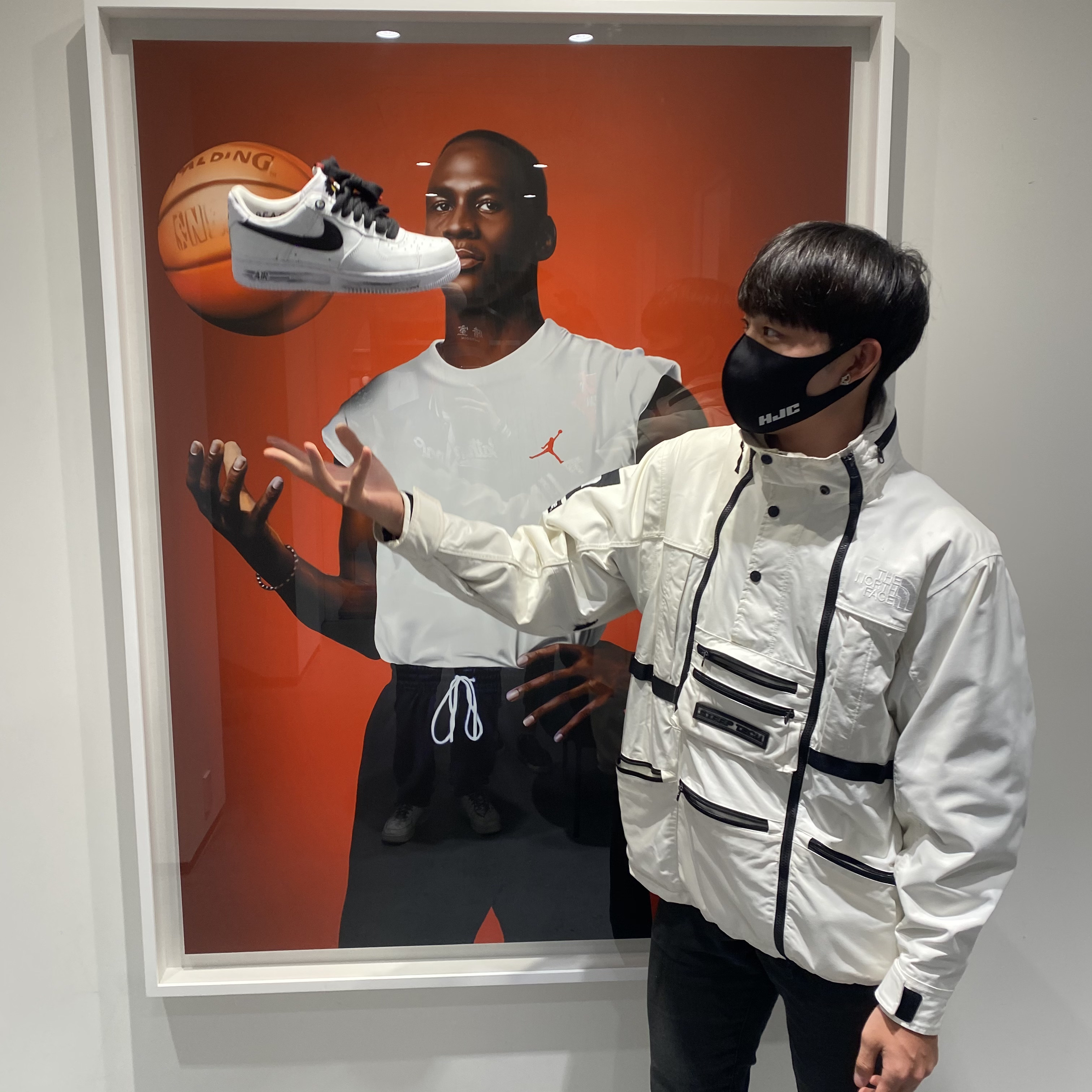Nike x Peaceminusone Air Force 1 Low Para-Noise 2.0 착용 스타일