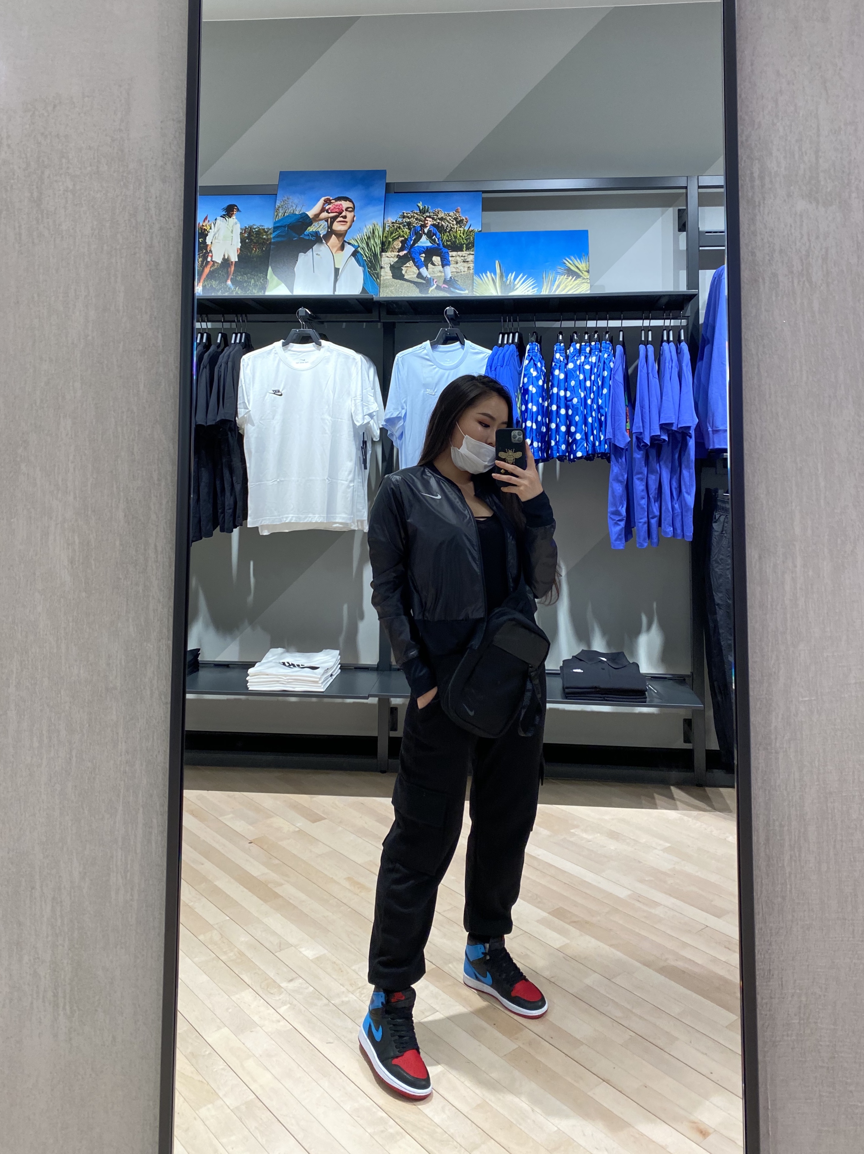 (W) Jordan 1 Retro High OG UNC To Chicago 착용 스타일