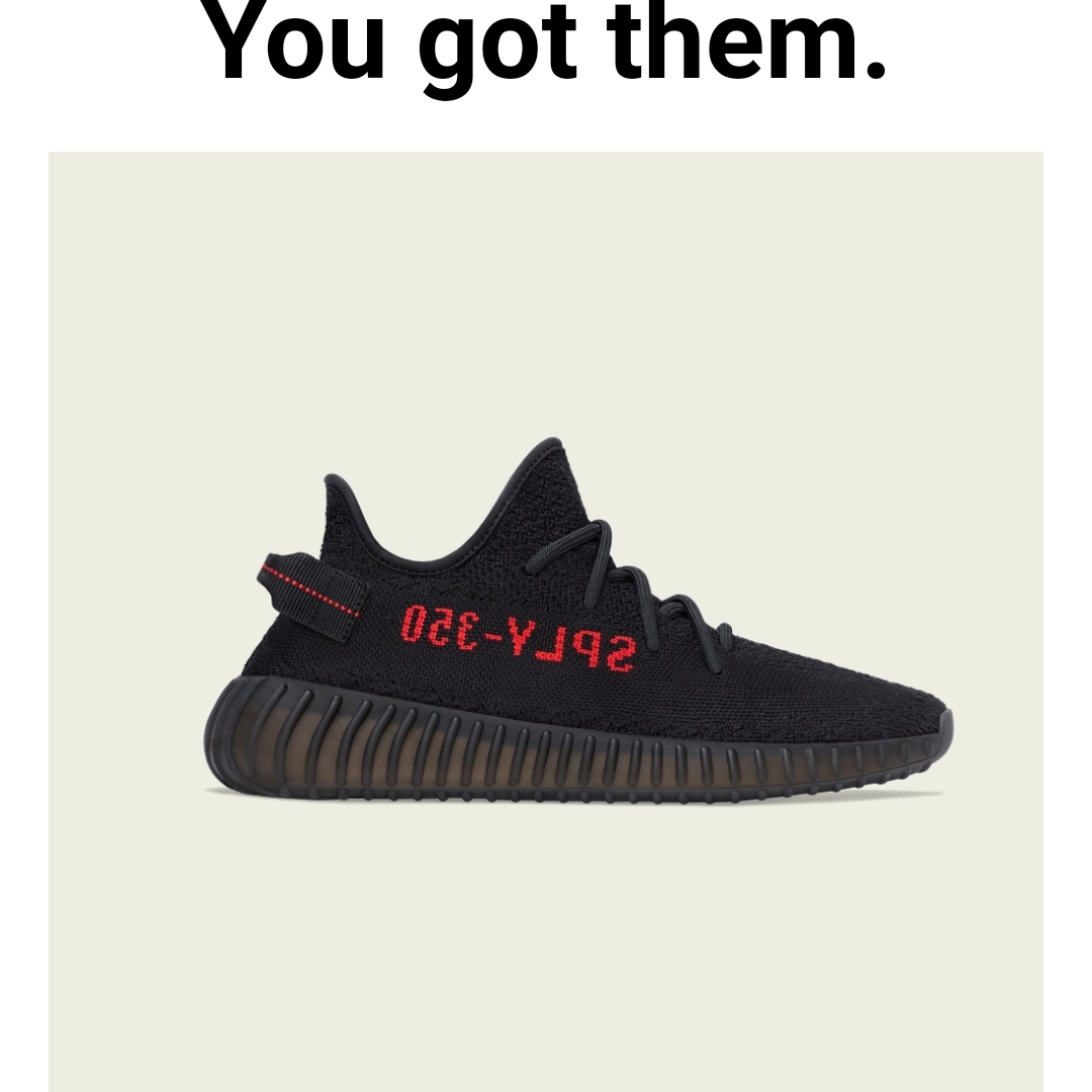 Adidas Yeezy Boost 350 V2 Black Red 2020 착용 스타일