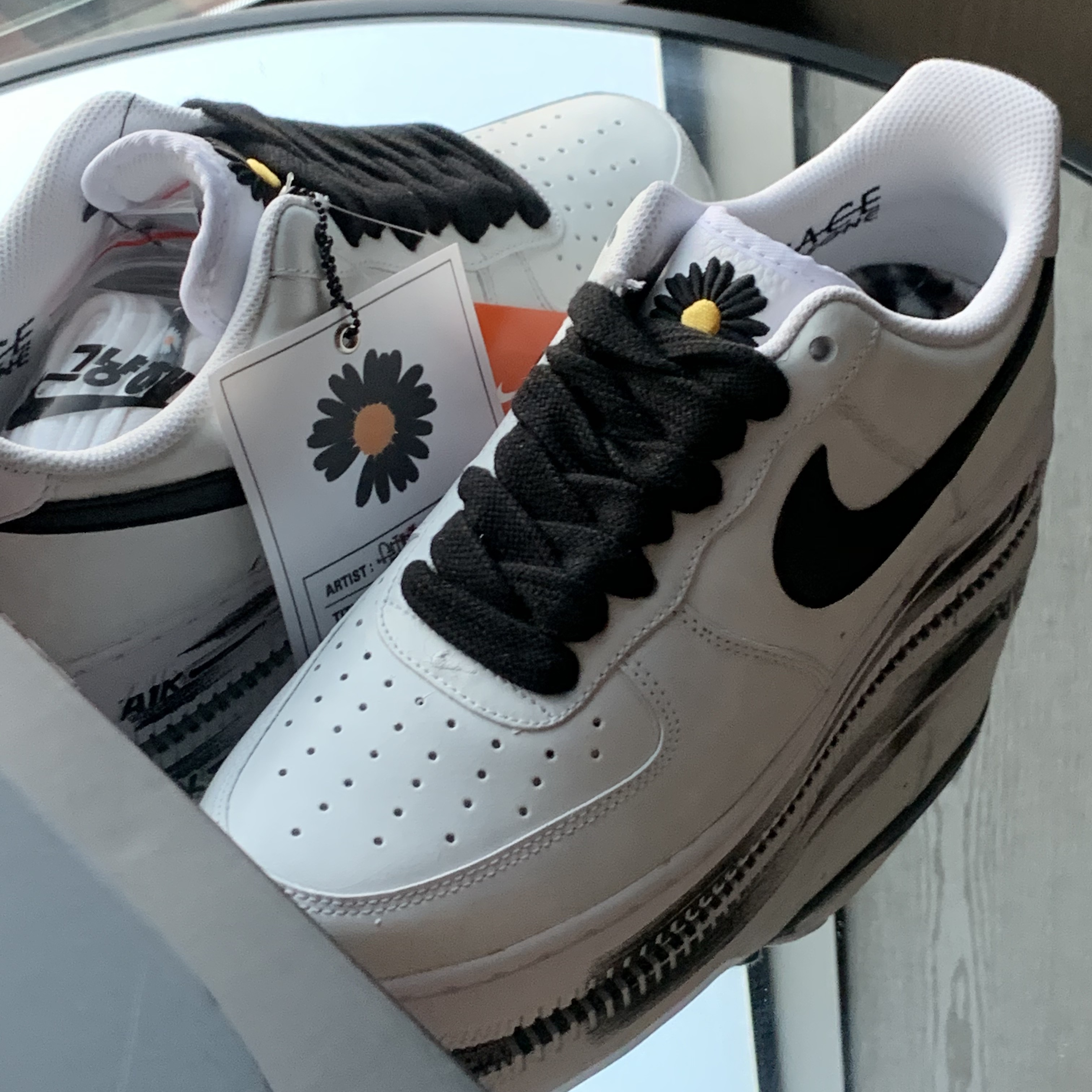 Nike x Peaceminusone Air Force 1 Low Para-Noise 2.0 착용 스타일