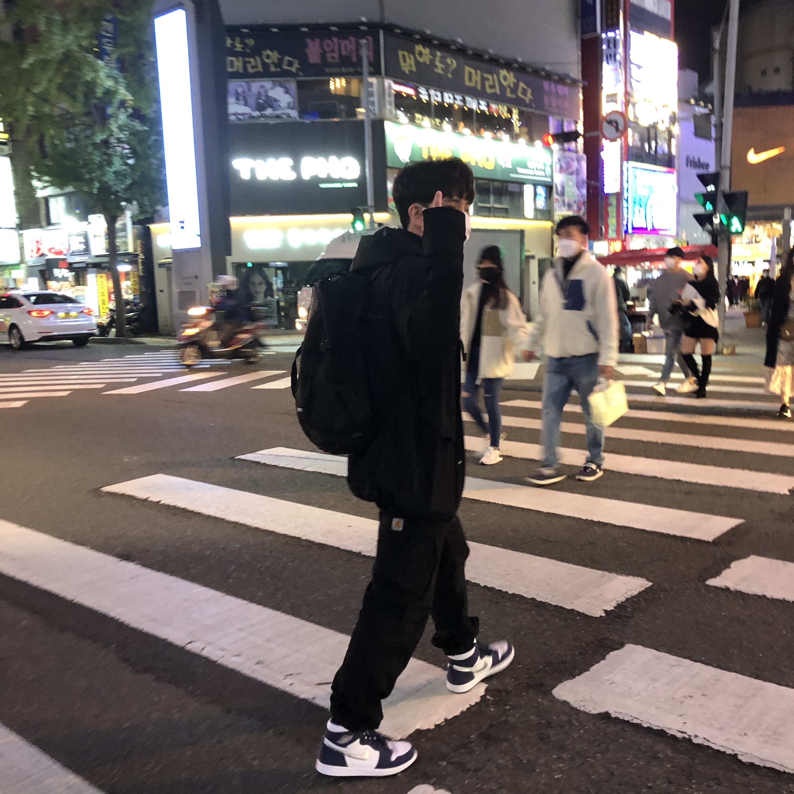 Jordan 1 Retro High OG CO.JP Midnight Navy 착용 스타일 - 1