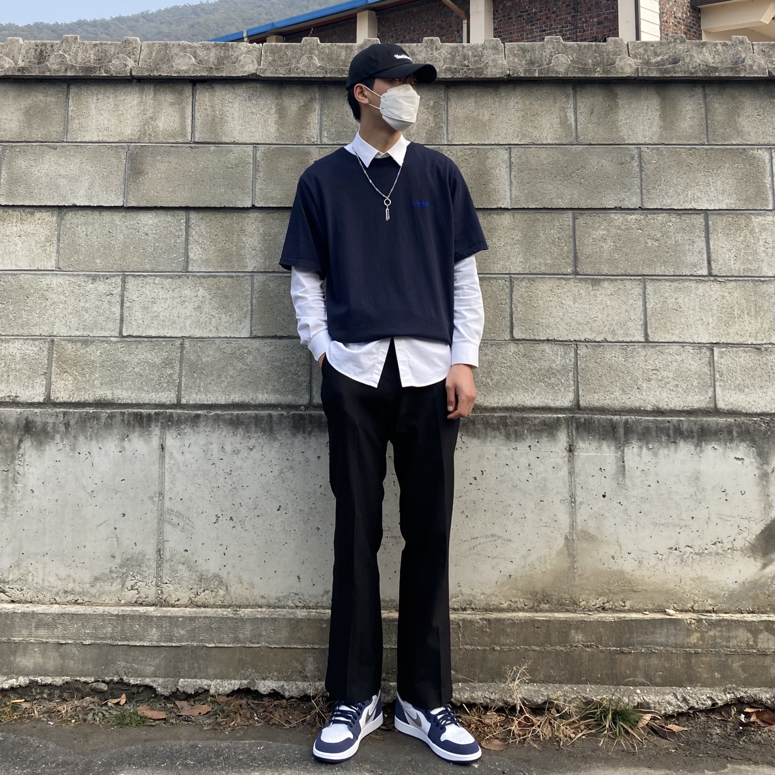 Jordan 1 Retro High OG CO.JP Midnight Navy 착용 스타일