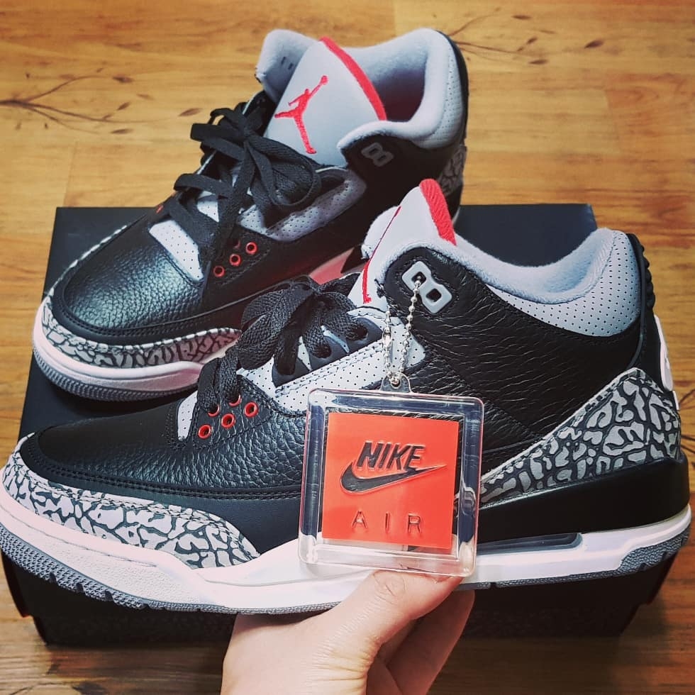 Jordan 3 Retro OG Black Cement 2018 착용 스타일 - 2