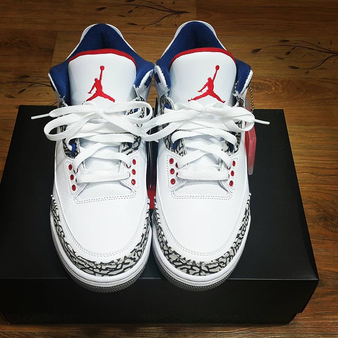 Jordan 3 Retro OG True Blue 2016 착용 스타일 - 2