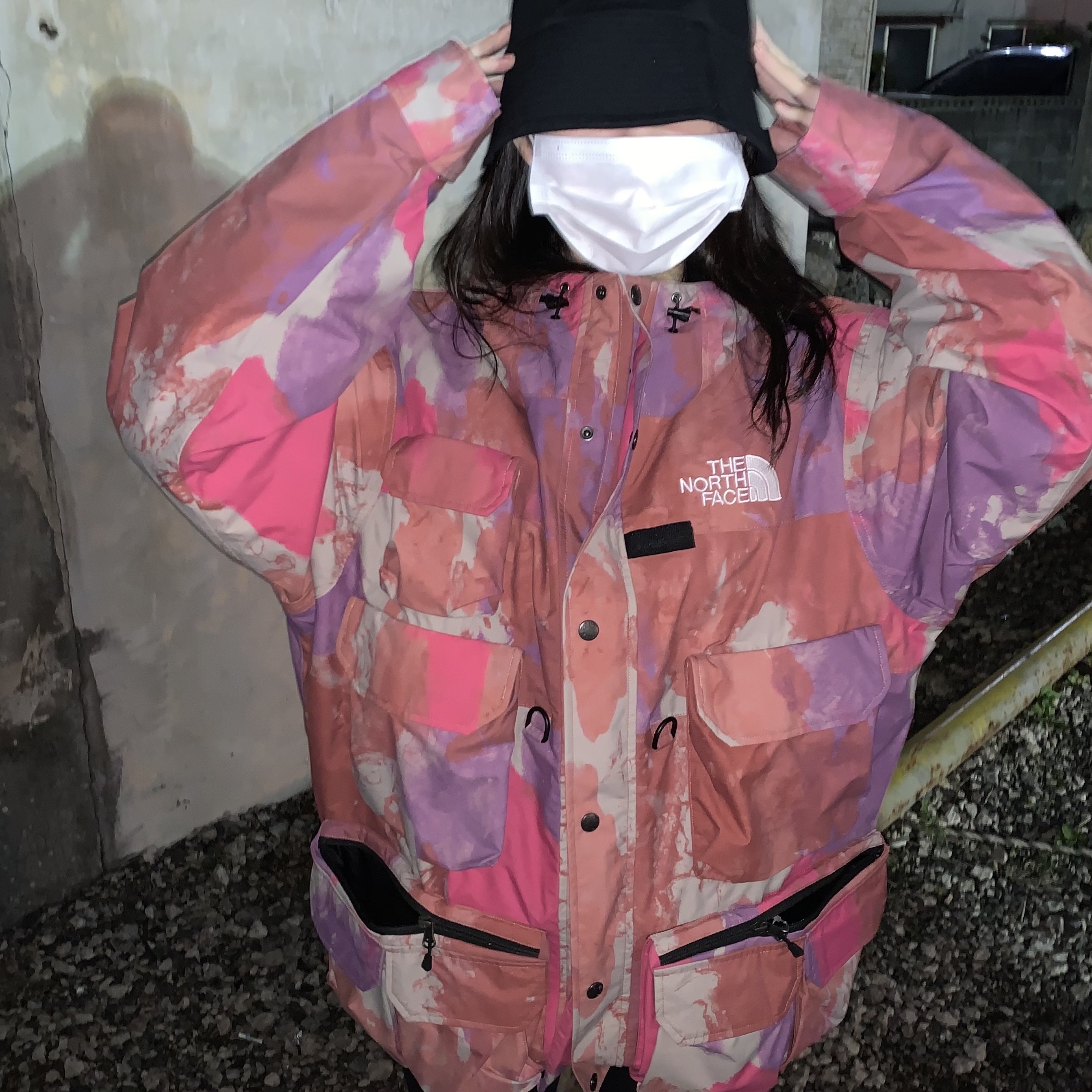 Supreme x The North Face Cargo Jacket Multi-Color - 20SS 착용 스타일