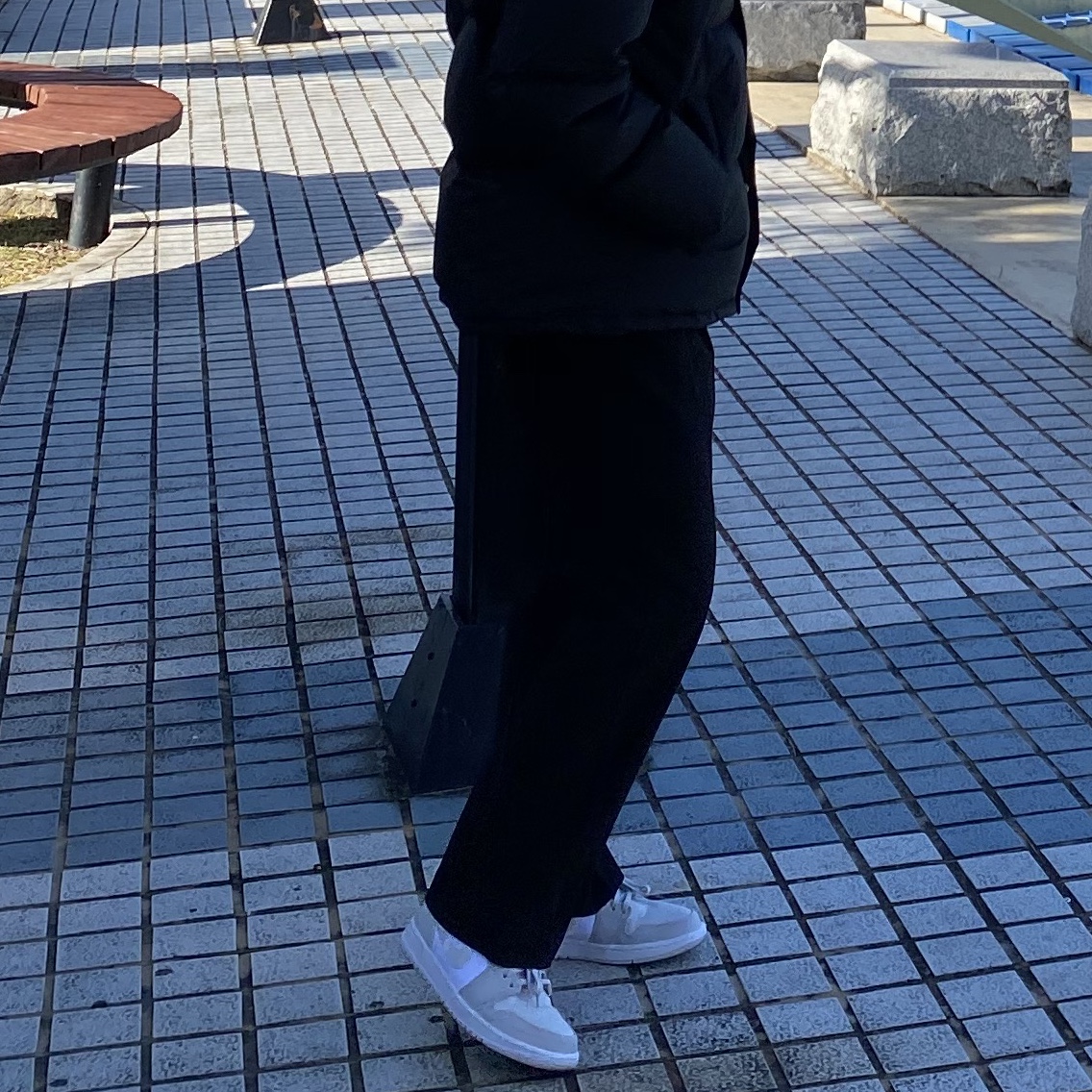 Jordan 1 Low White Camo 착용 스타일