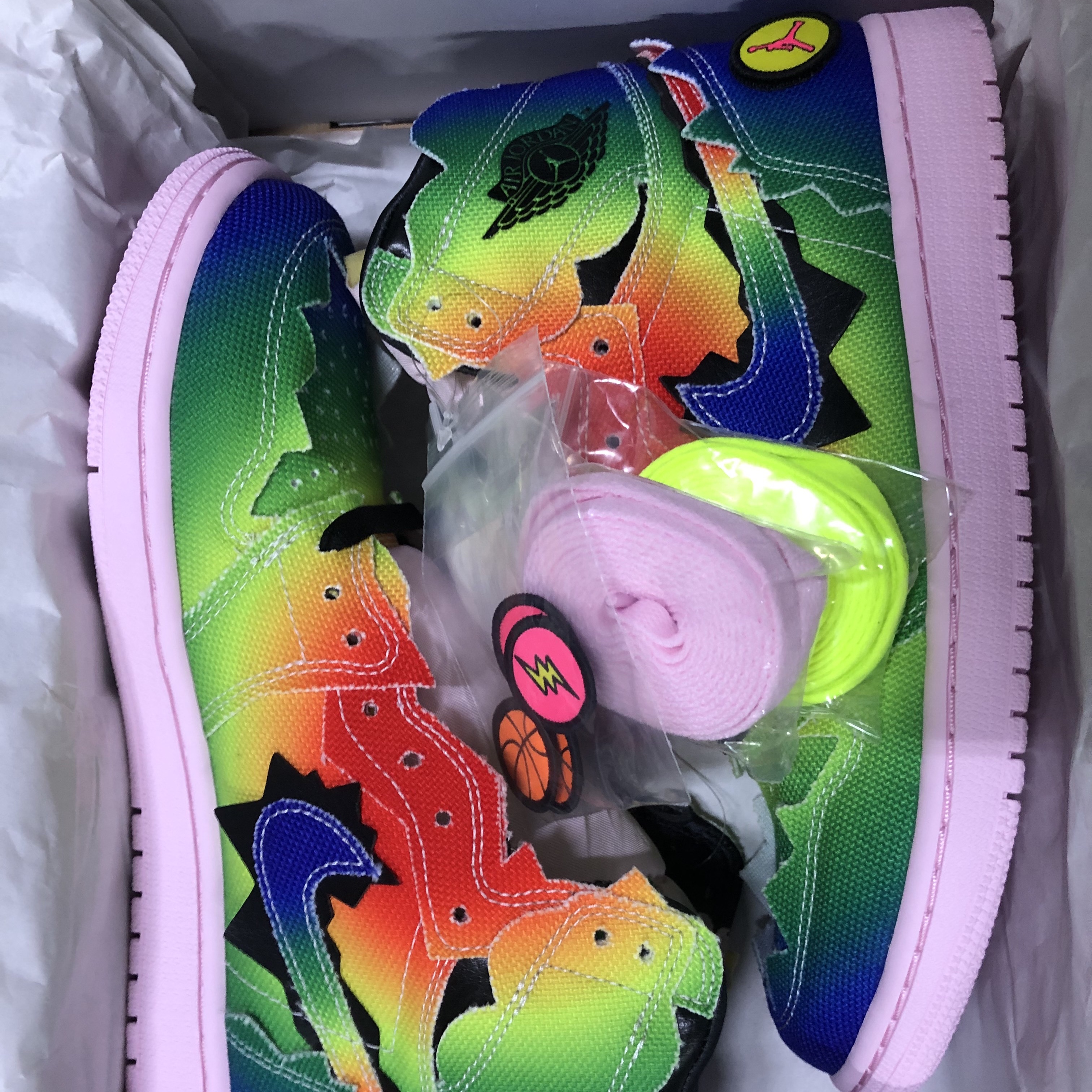 Jordan 1 x J Balvin Retro High OG 착용 스타일