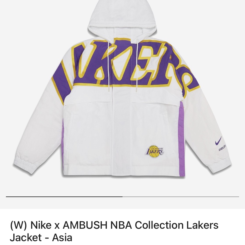 (W) Nike x Ambush NBA Collection Lakers Jacket - Asia 착용 스타일