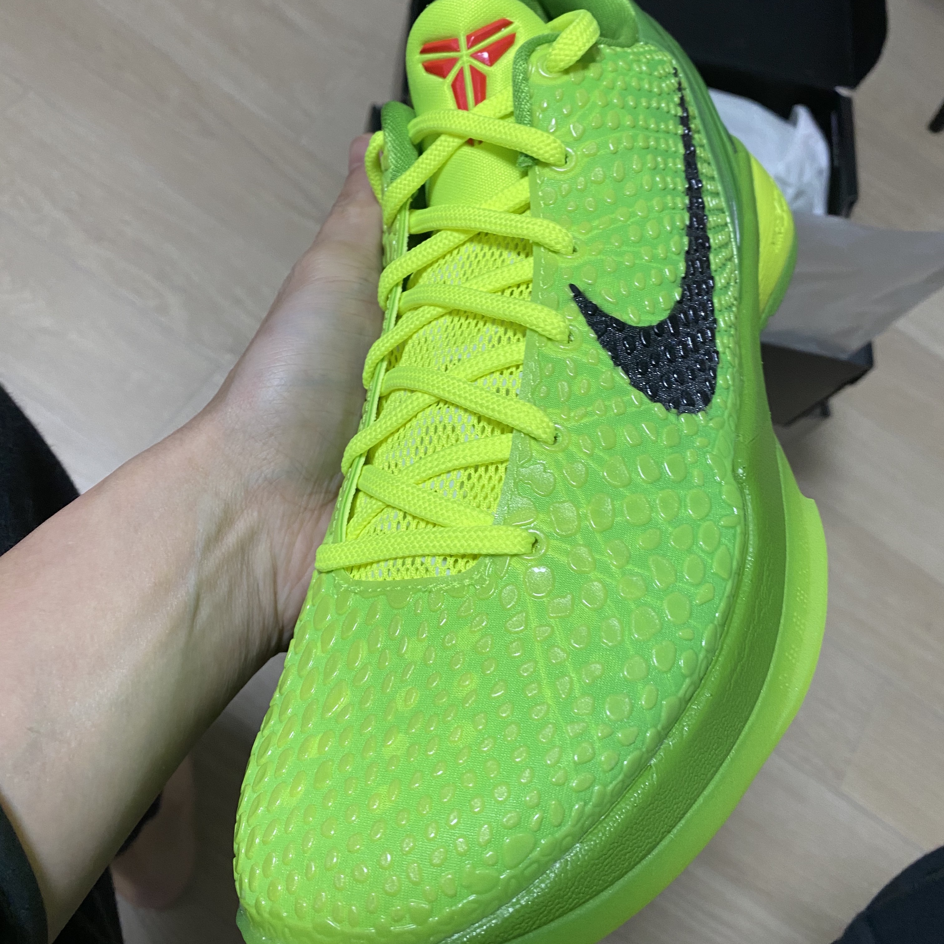 Nike Kobe 6 Protro Green Apple 착용 스타일 - 3