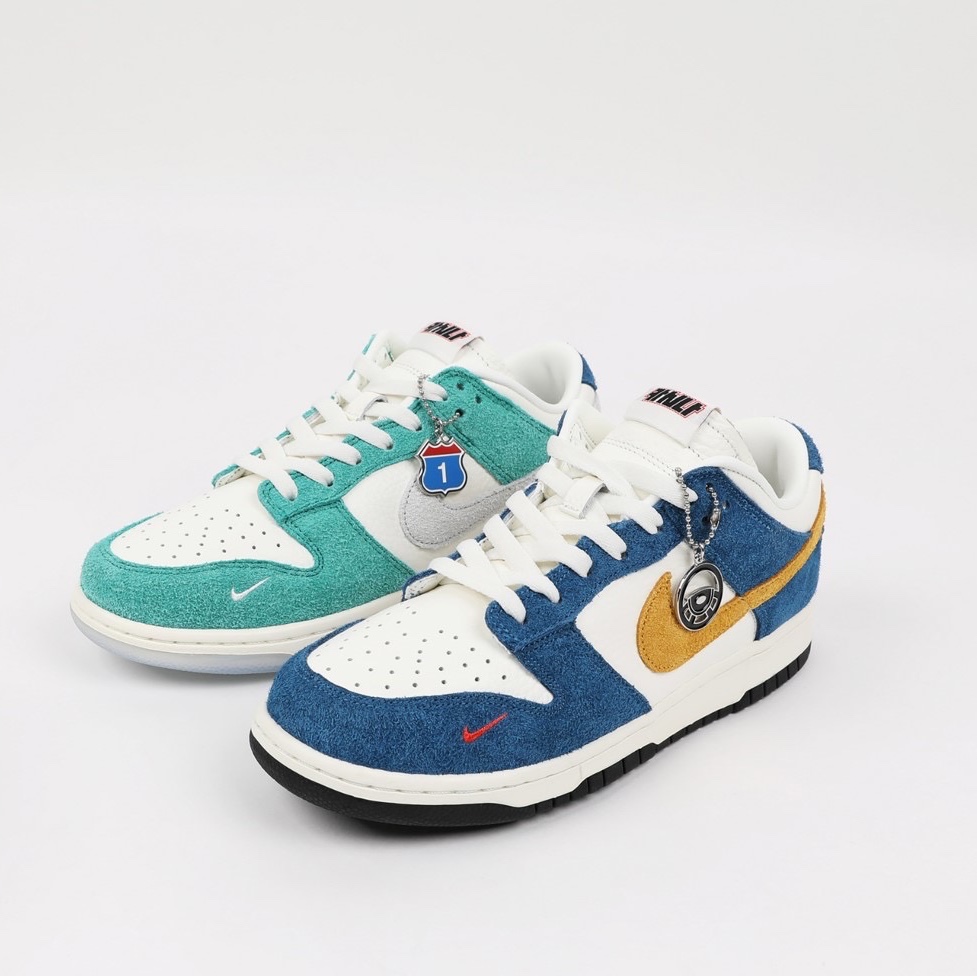 Nike x Kasina Dunk Low 80's Bus, Nike x Kasina Dunk Low Road Sign - Kasina Exclusive 착용 스타일