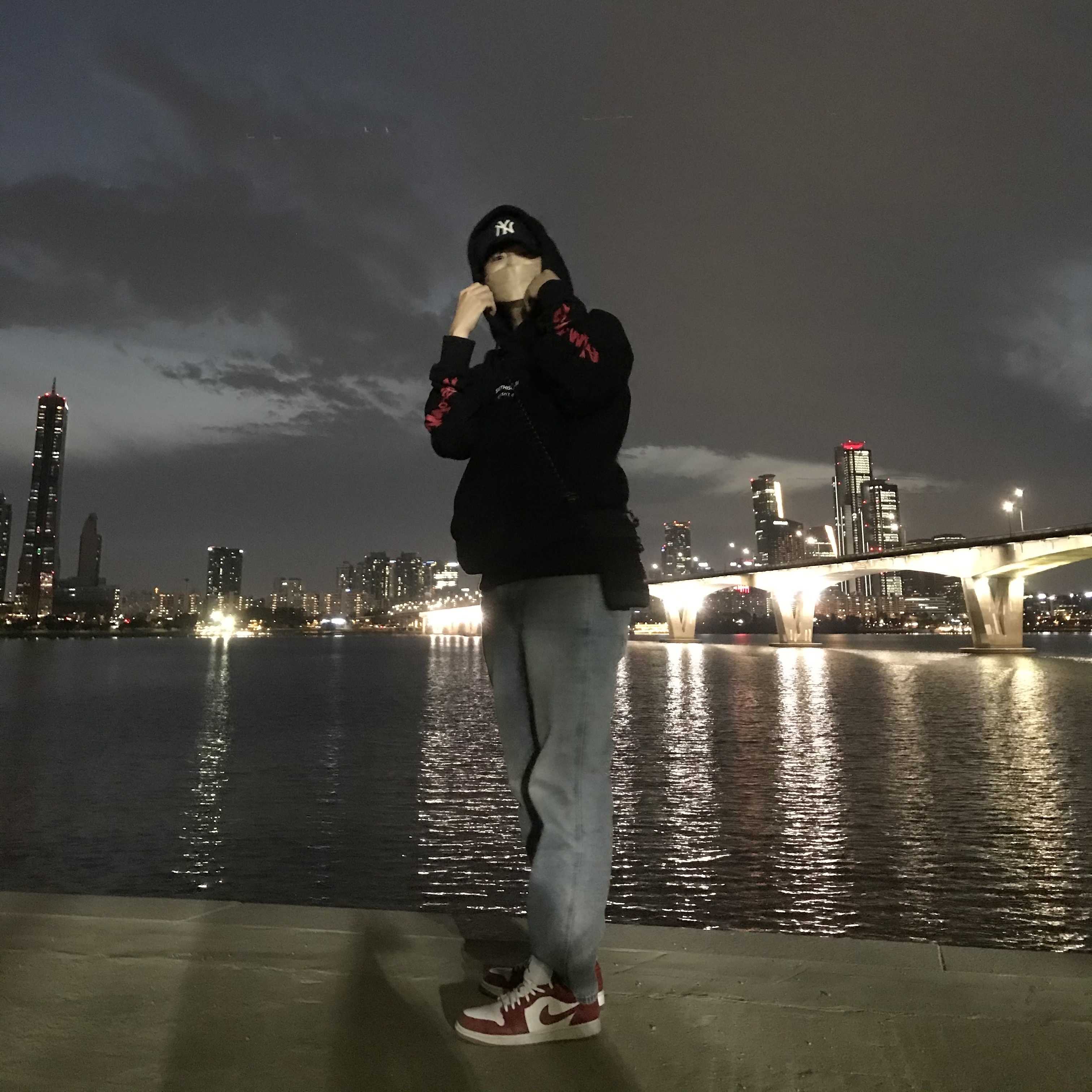 Jordan 1 Low Gym Red White 착용 스타일