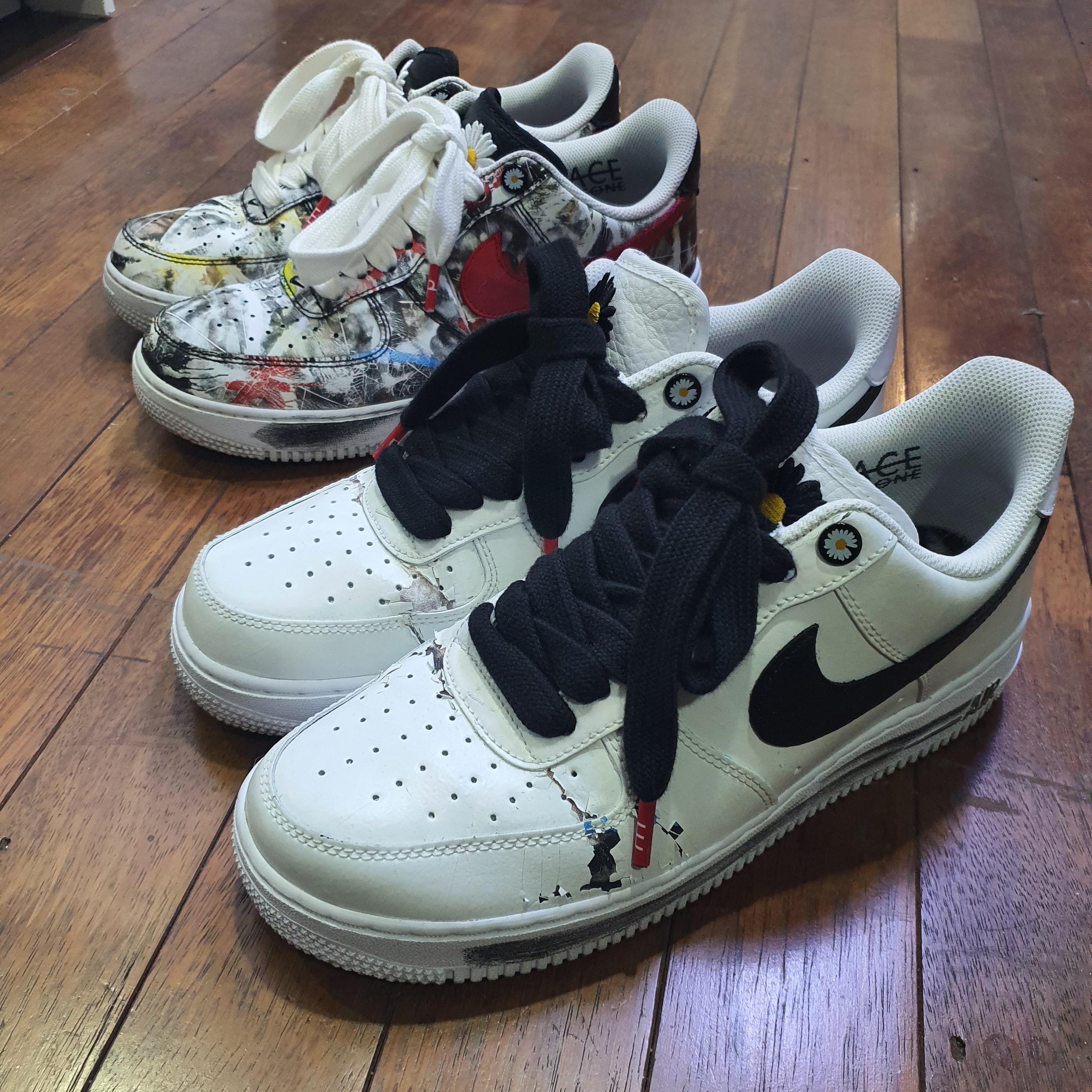 Nike x Peaceminusone Air Force 1 Low Para-Noise 2.0, Nike x Peaceminusone Air Force 1 Low Para-Noise - Korea Exclusive 착용 스타일