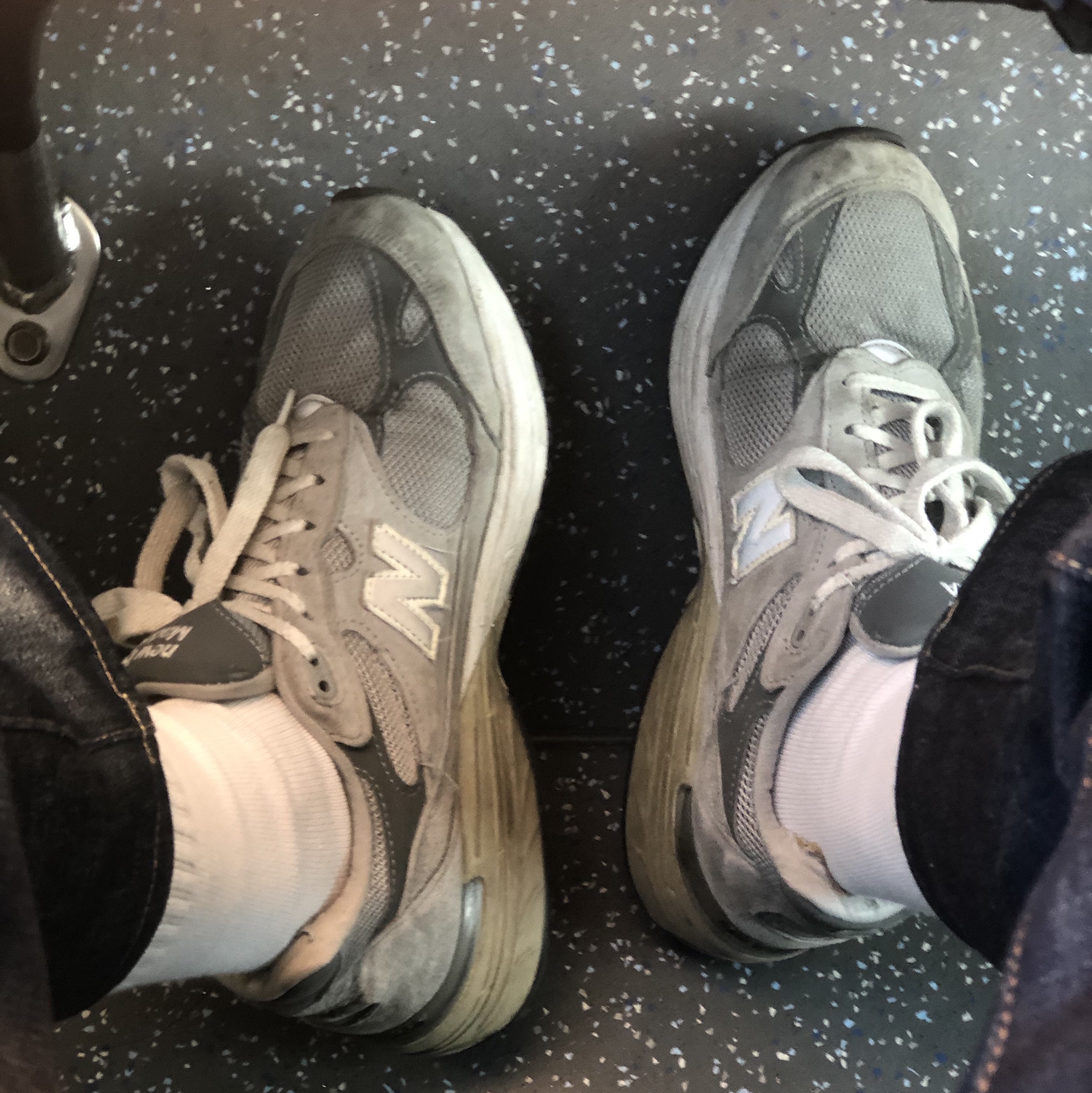 New Balance 993 Made in USA Grey - D Standard 착용 스타일