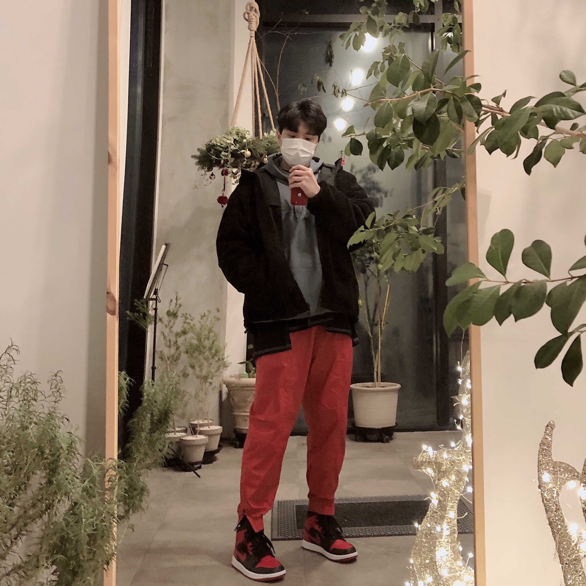 Jordan 1 Mid Bred Banned 2020 착용 스타일