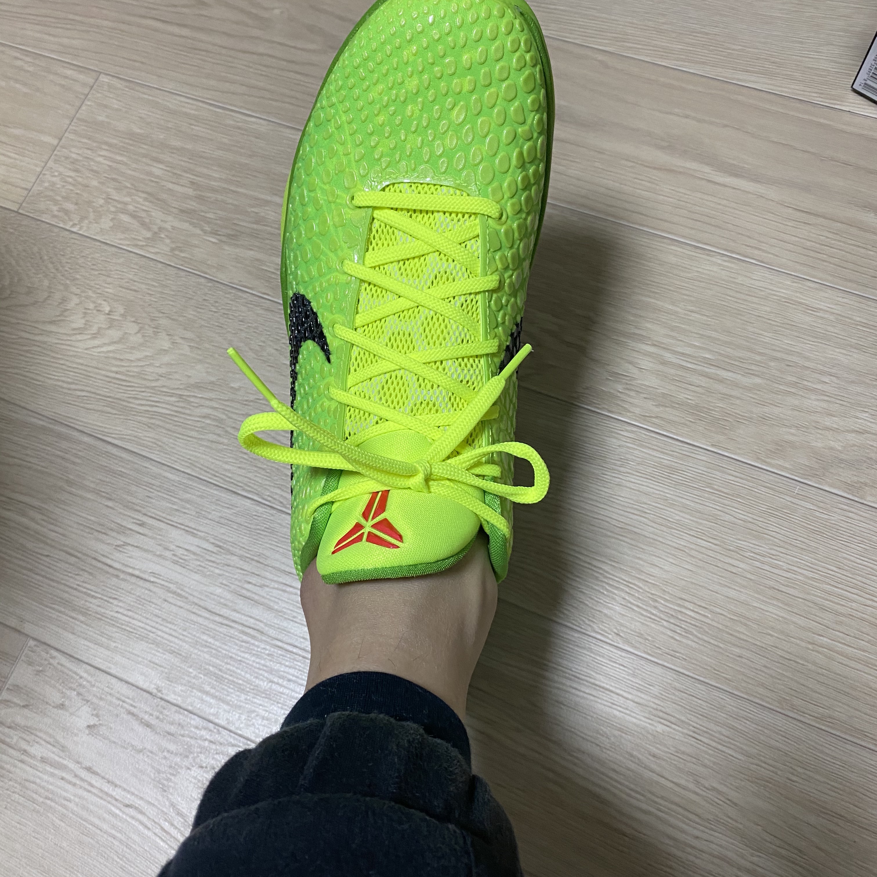 Nike Kobe 6 Protro Green Apple 착용 스타일 - 1
