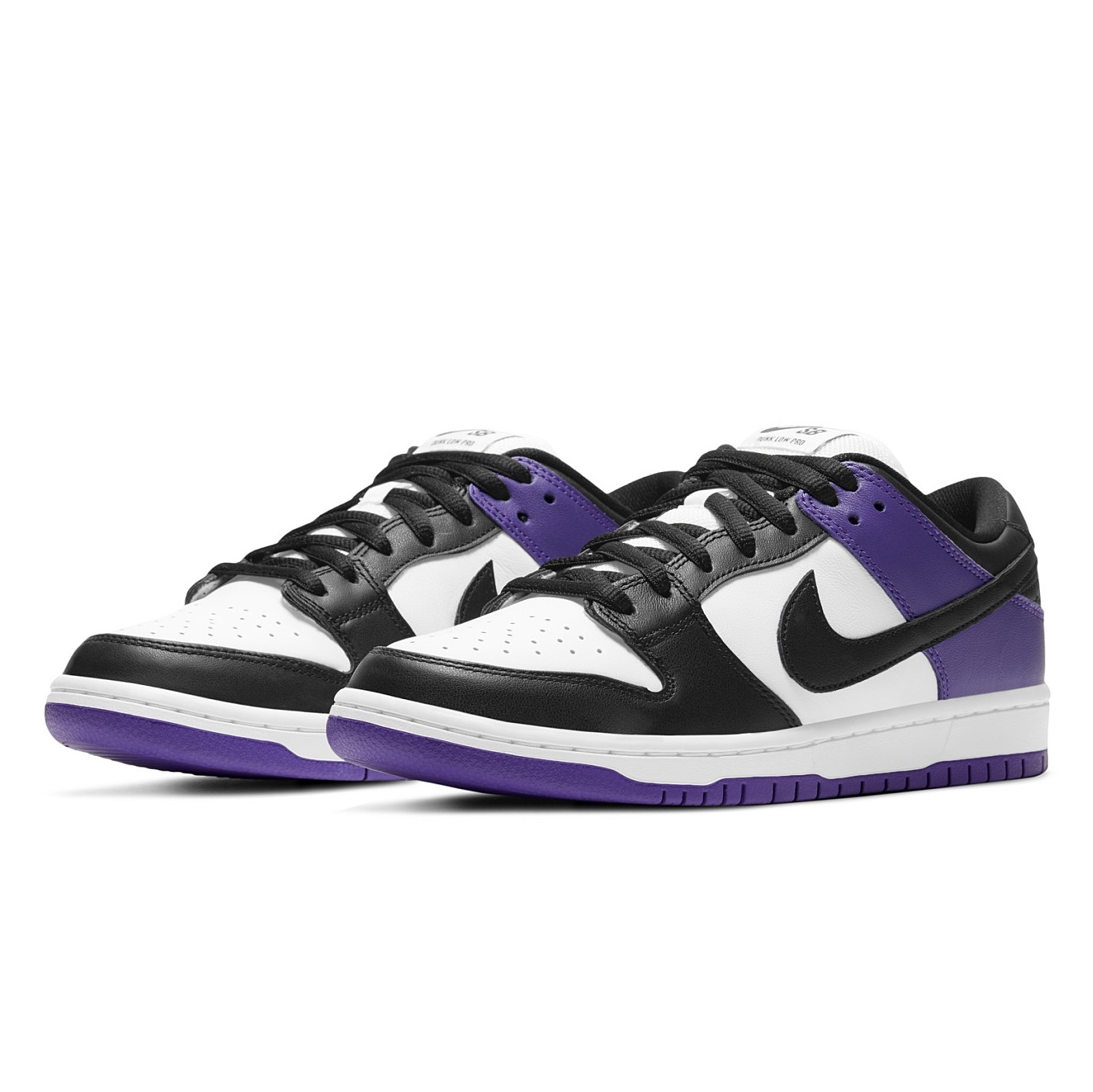Nike SB Dunk Low Pro Court Purple 착용 스타일 - 1