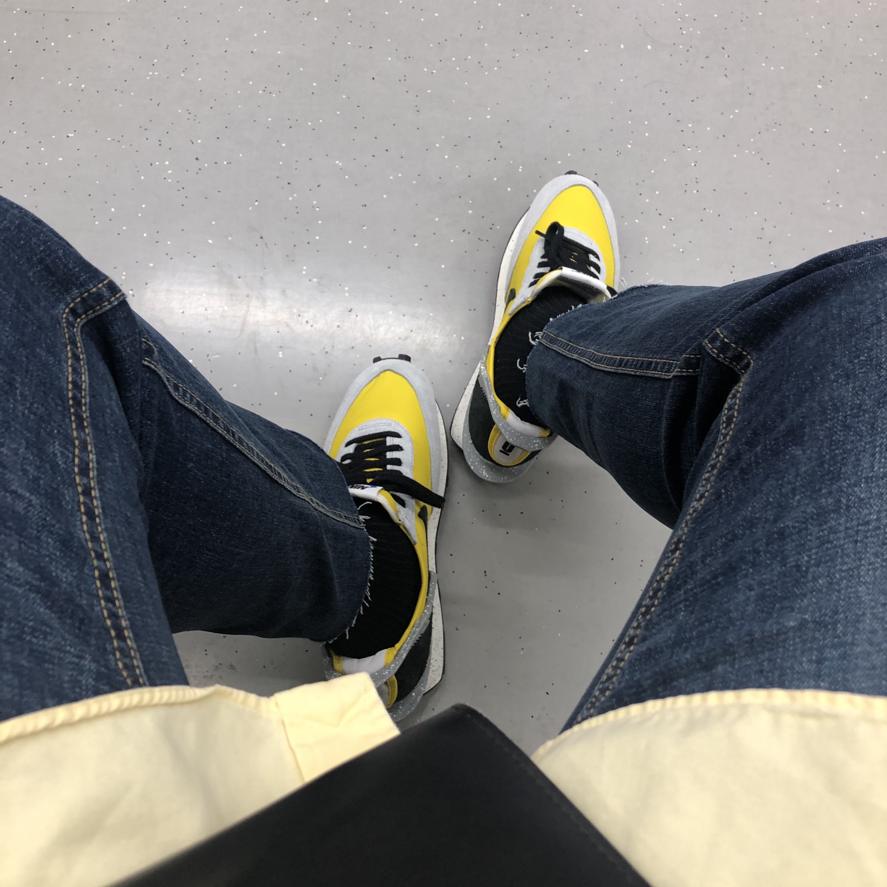 Nike x Undercover Daybreak Bright Citron 착용 스타일