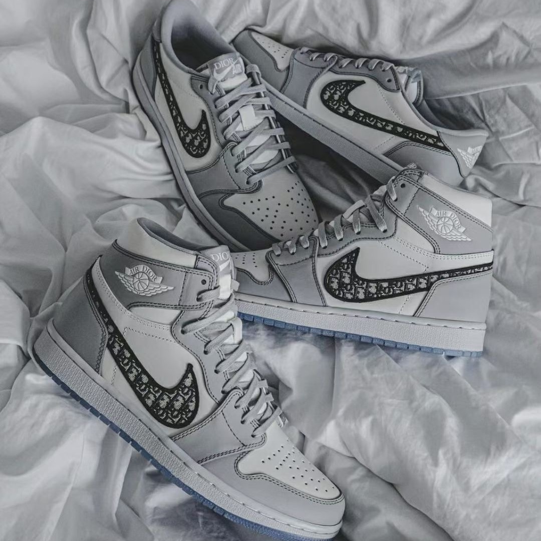 Jordan 1 x Dior Low OG, Jordan 1 x Dior High OG 착용 스타일