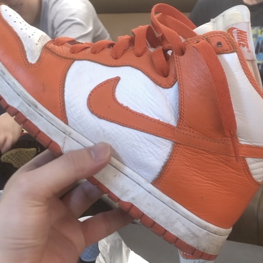 Nike Dunk High Syracuse 착용 스타일