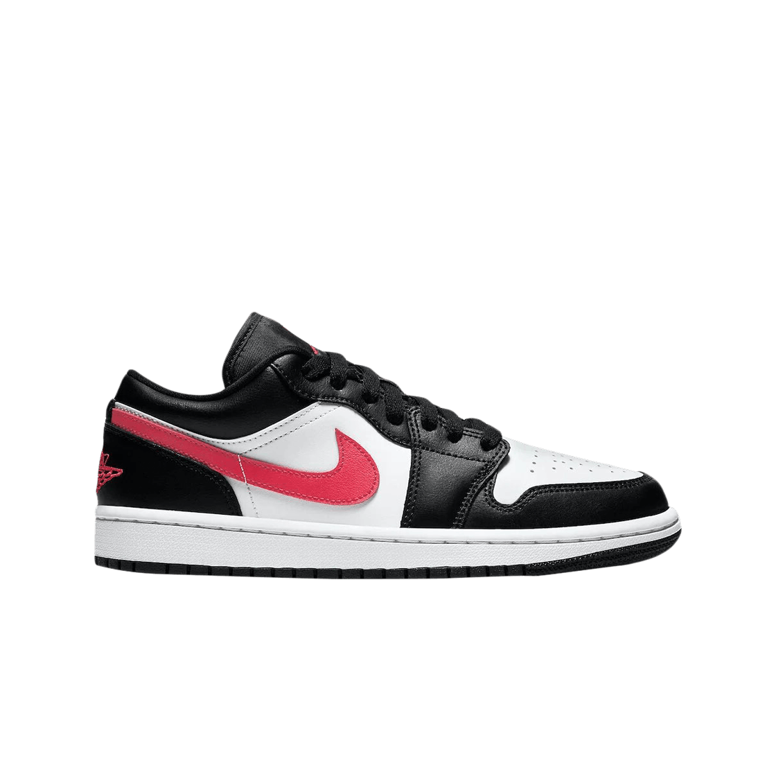 (W) 조던 1 로우 블랙 사이렌 레드((W) Jordan 1 Low Black Siren Red)