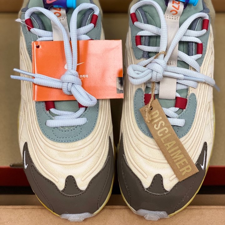 Nike x Travis Scott Air Max 270 React Cactus Trails 착용 스타일
