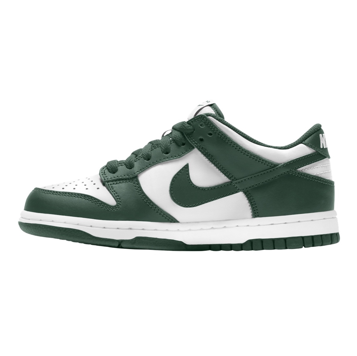 Nike Dunk High SP Spartan Green, Nike x Off-White Dunk Low Pine Green 착용 스타일 - 2