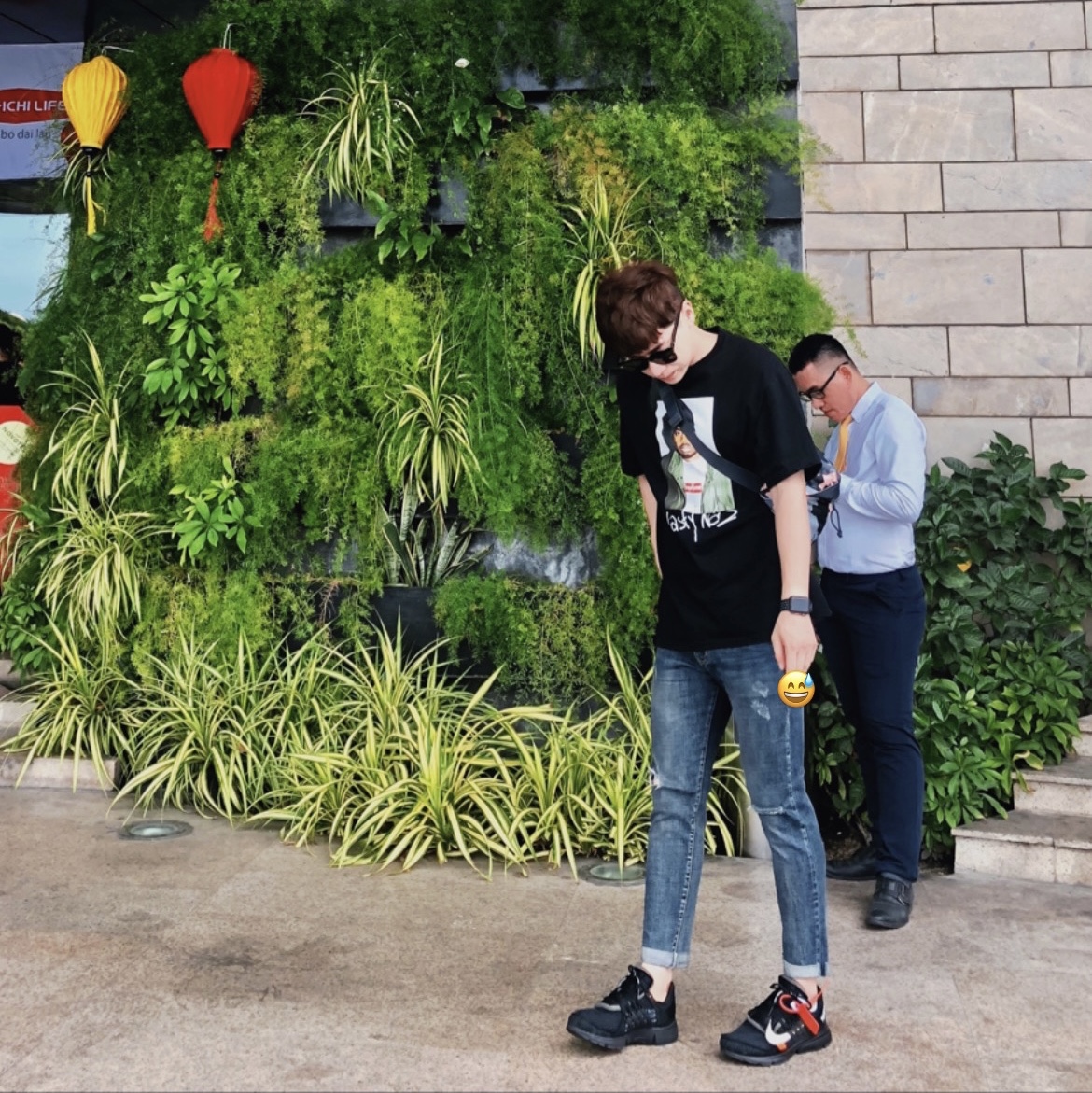 Nike x Off-White Air Presto Black 착용 스타일