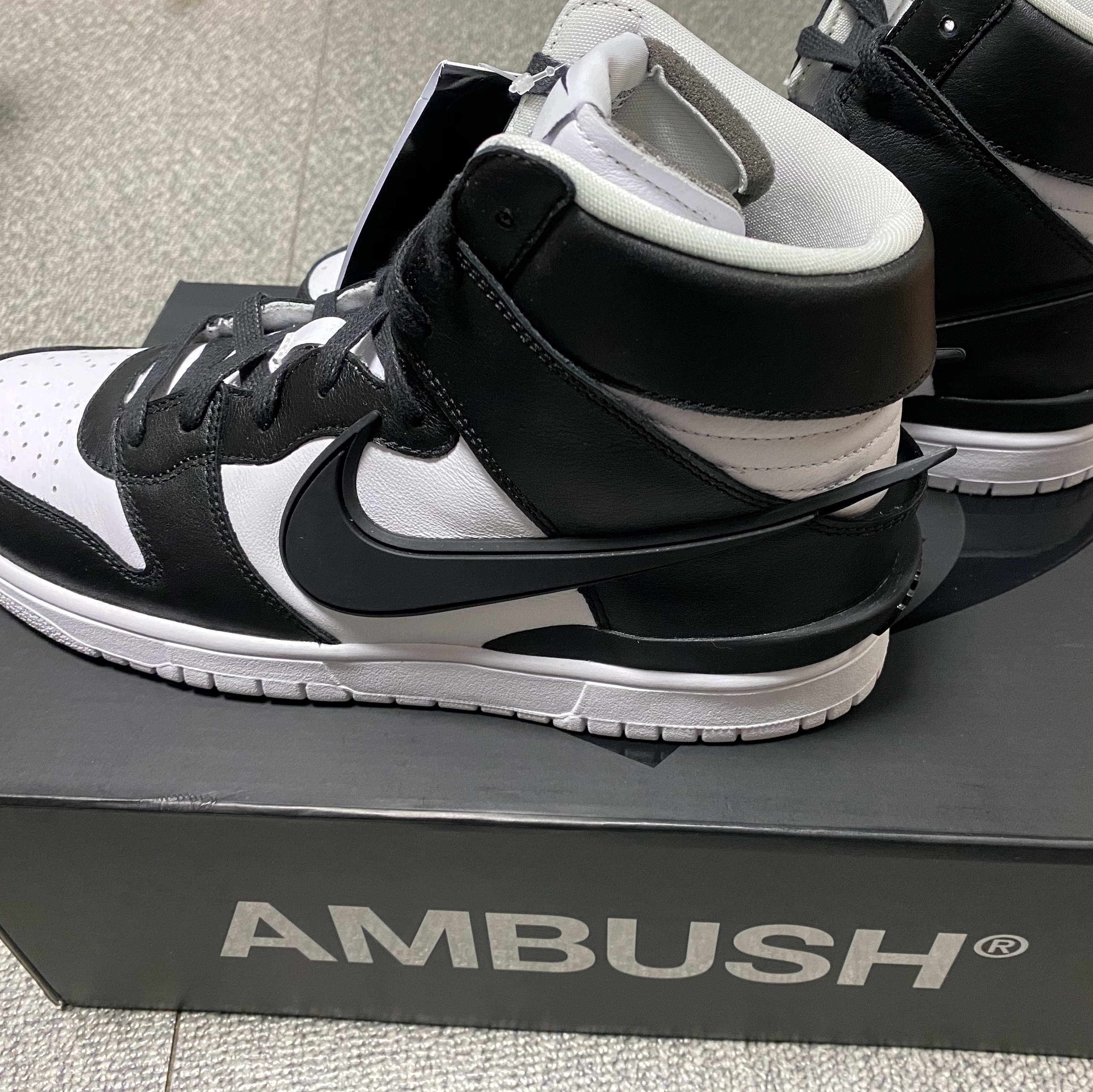 Nike x Ambush Dunk High Black 착용 스타일