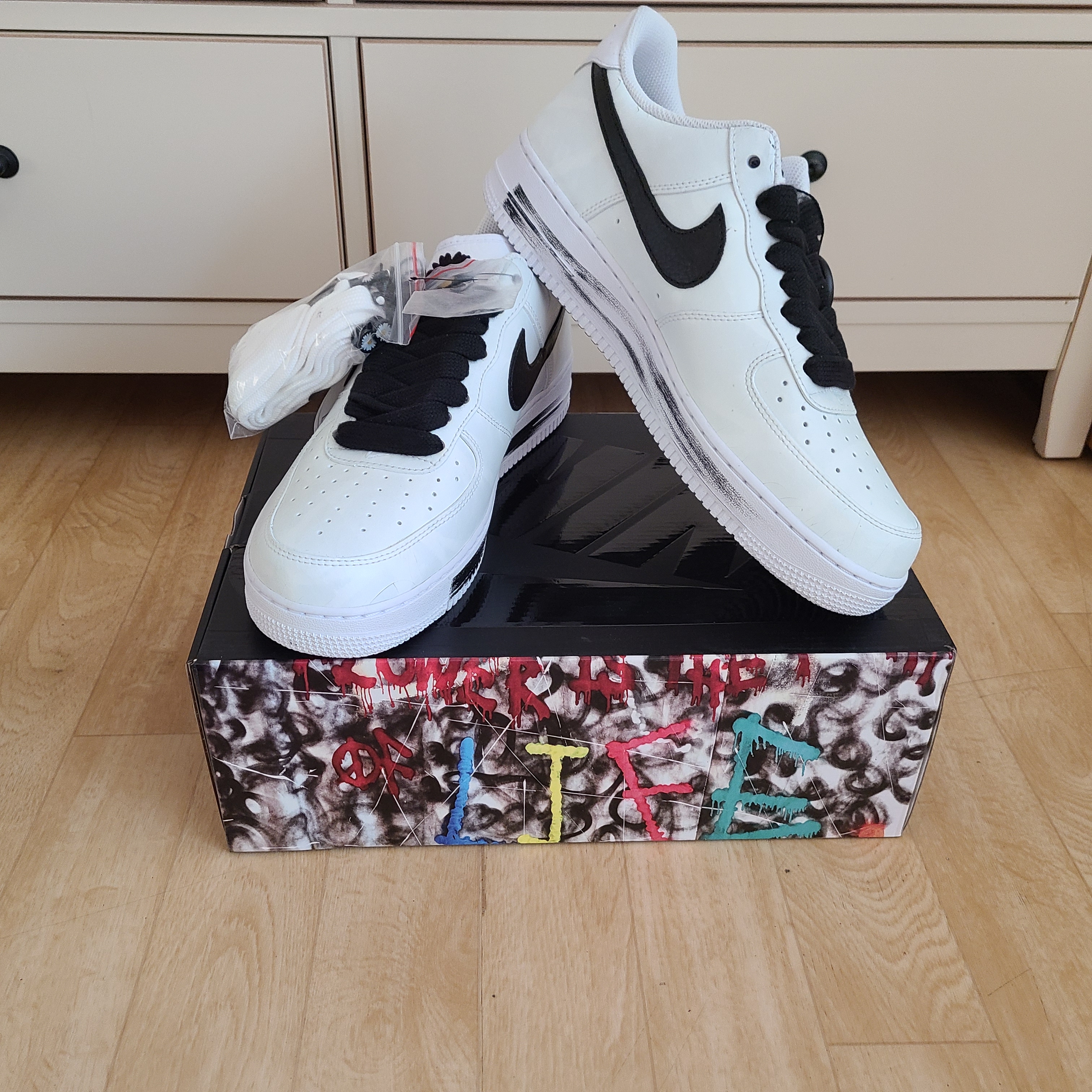 Nike x Peaceminusone Air Force 1 Low Para-Noise 2.0, Nike x Peaceminusone Air Force 1 Low Para-Noise 착용 스타일 - 2