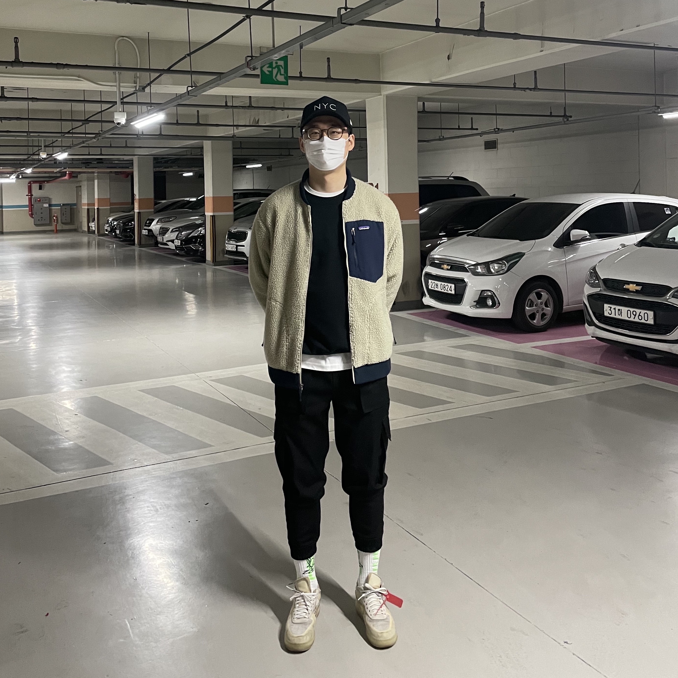 Nike x Off-White Air Force 1 Low The Ten 착용 스타일