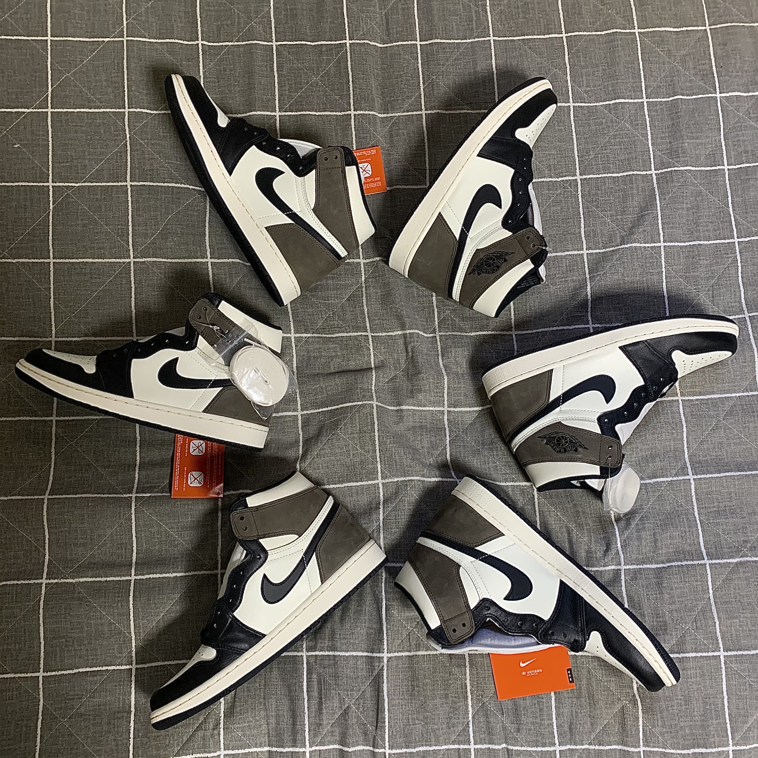 Jordan 1 Retro High OG Black Mocha 착용 스타일