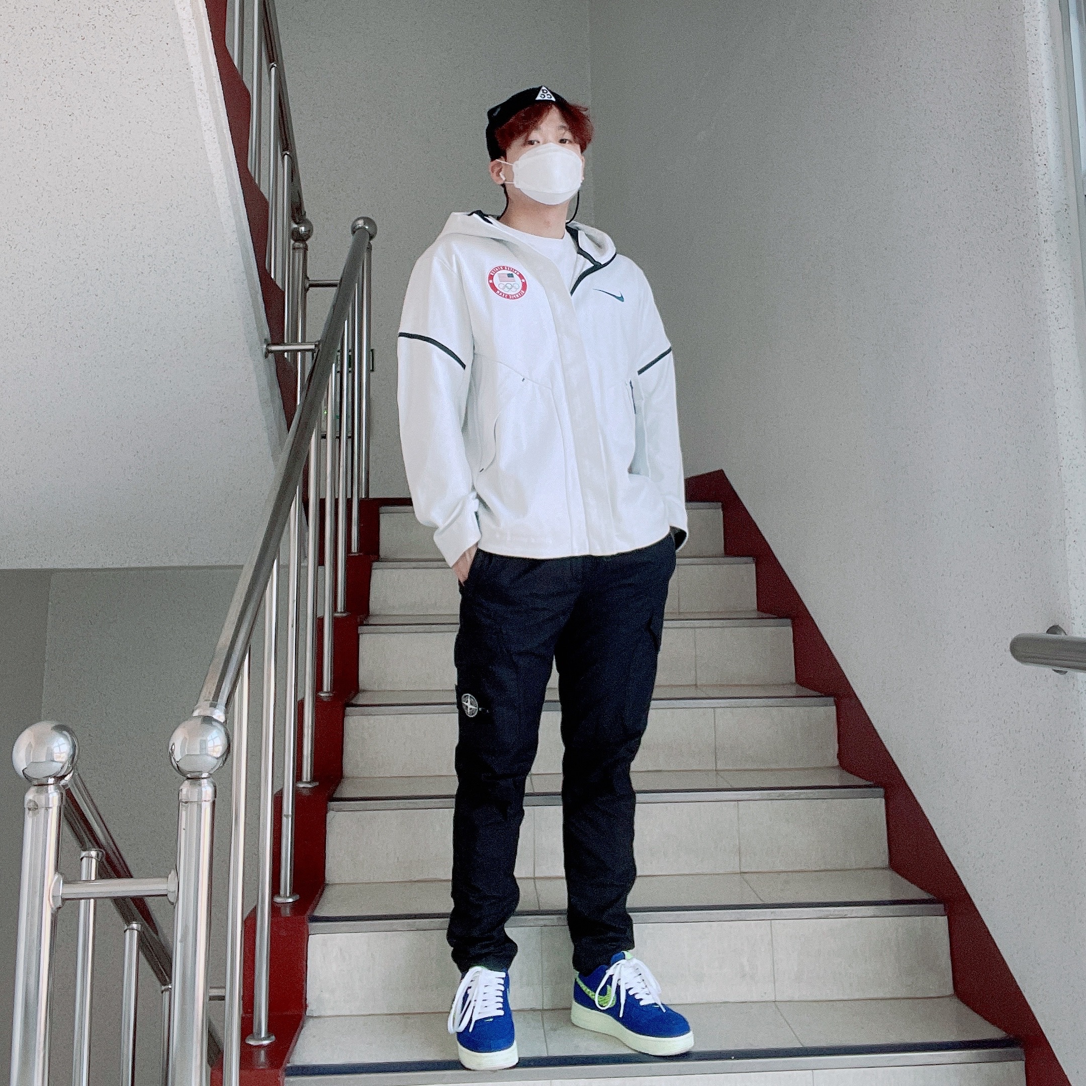 (W) Nike x Olivia Kim Air Force 1 Low No Cover 착용 스타일
