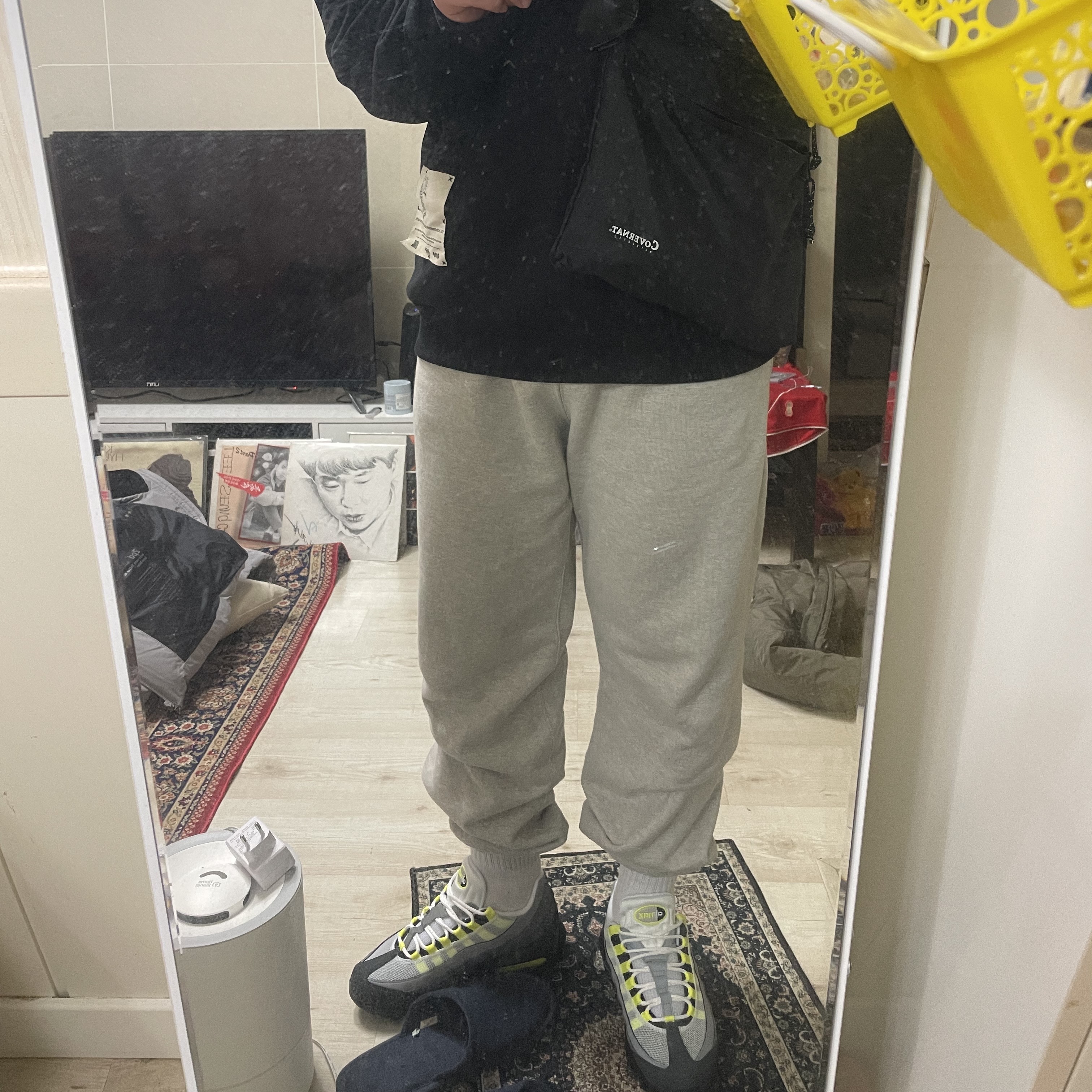 Nike Air Max 95 OG Neon Yellow 2020 착용 스타일