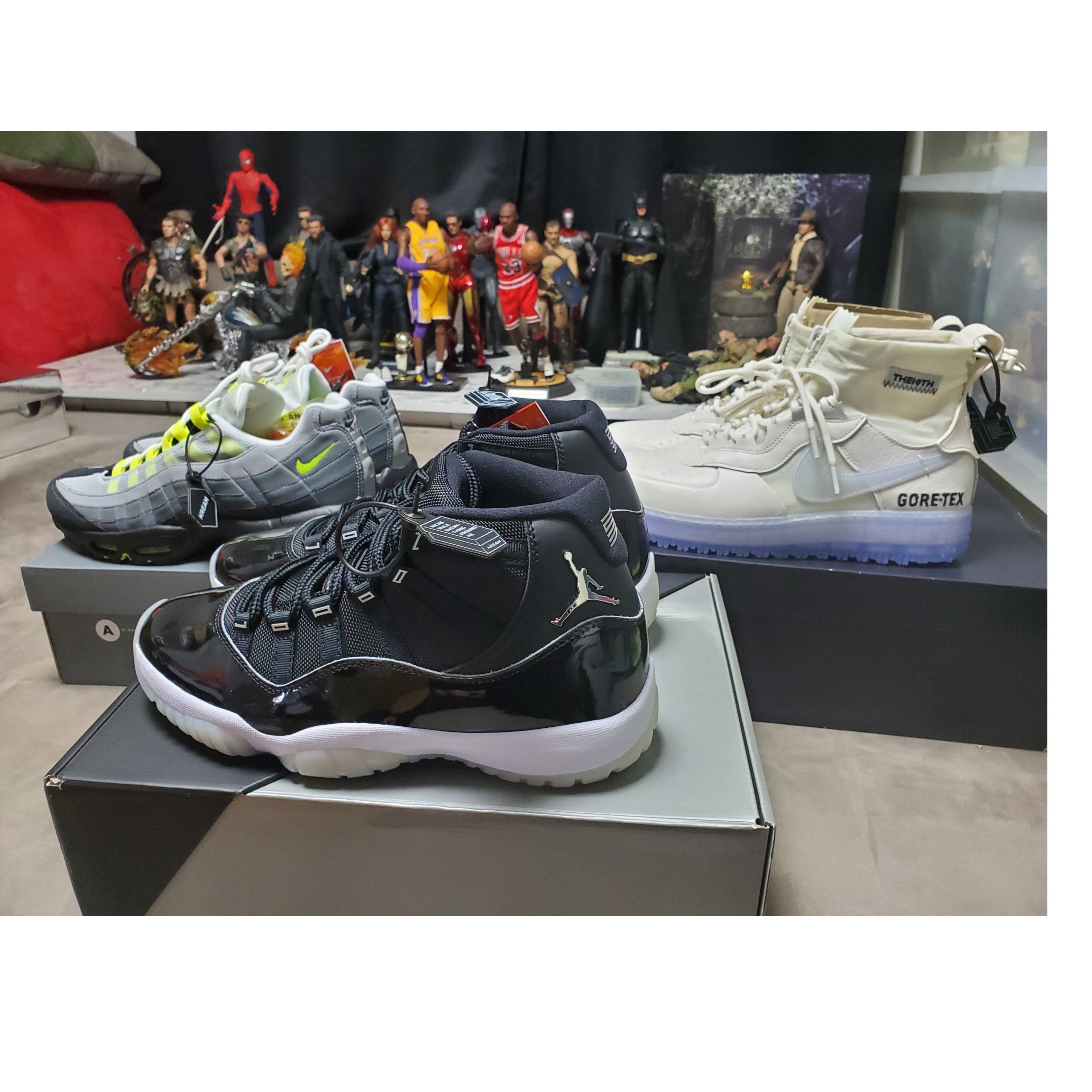 Jordan 11 Retro Jubilee, Nike Air Max 95 OG Neon Yellow 2020 착용 스타일 - 1