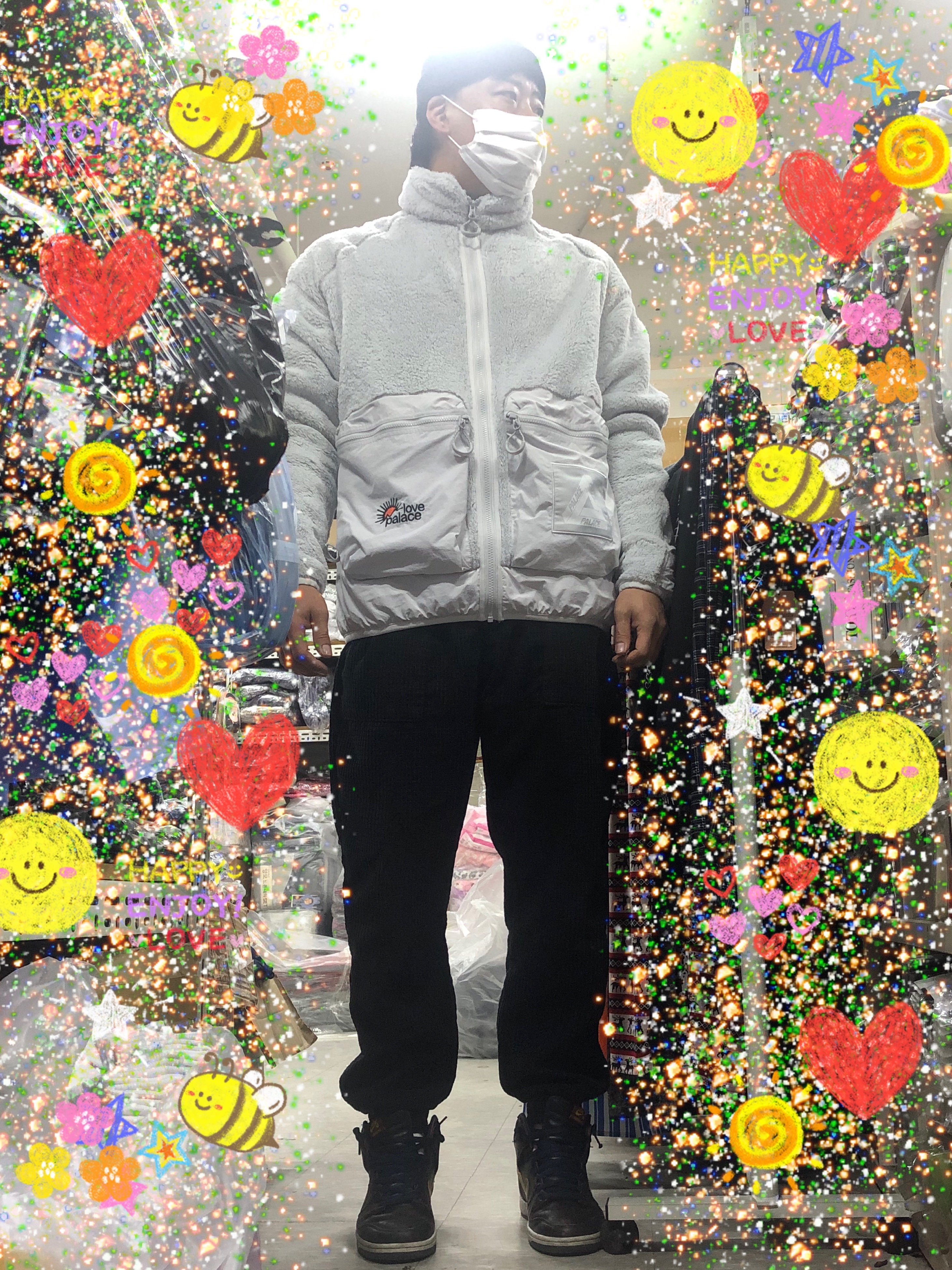 Palace Polartec High-Loft Teddy Fleece Jacket Light Grey - 20FW, Nike SB Dunk High NBA 착용 스타일