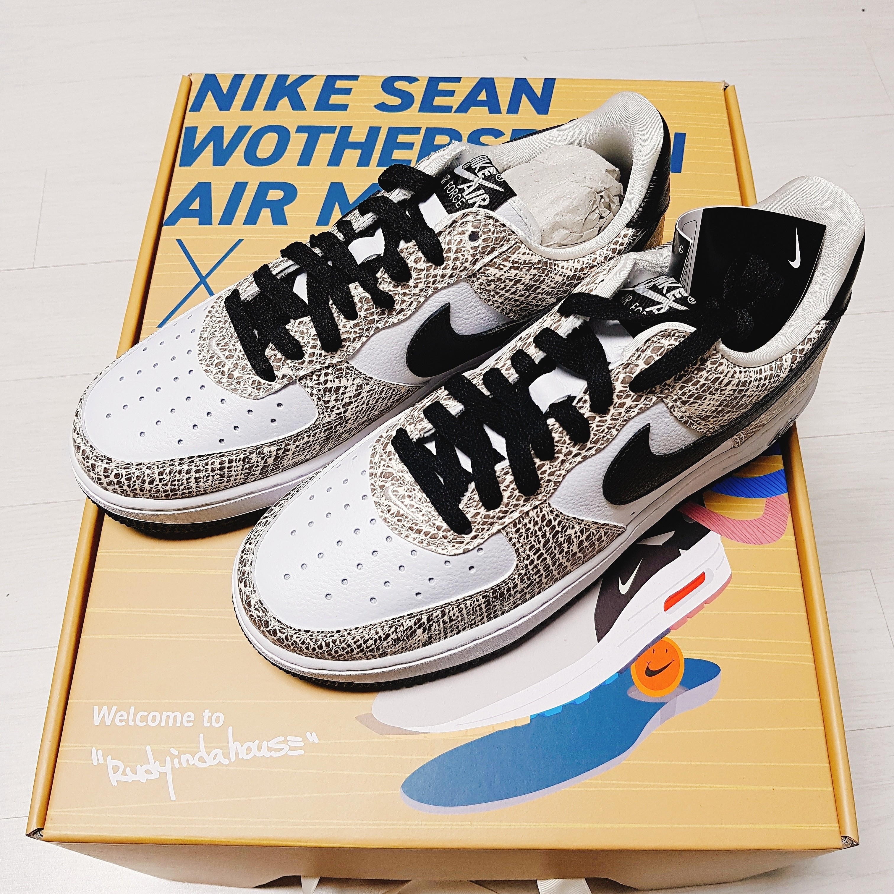 Nike Air Force 1 Low Retro Cocoa Snake 2018 착용 스타일