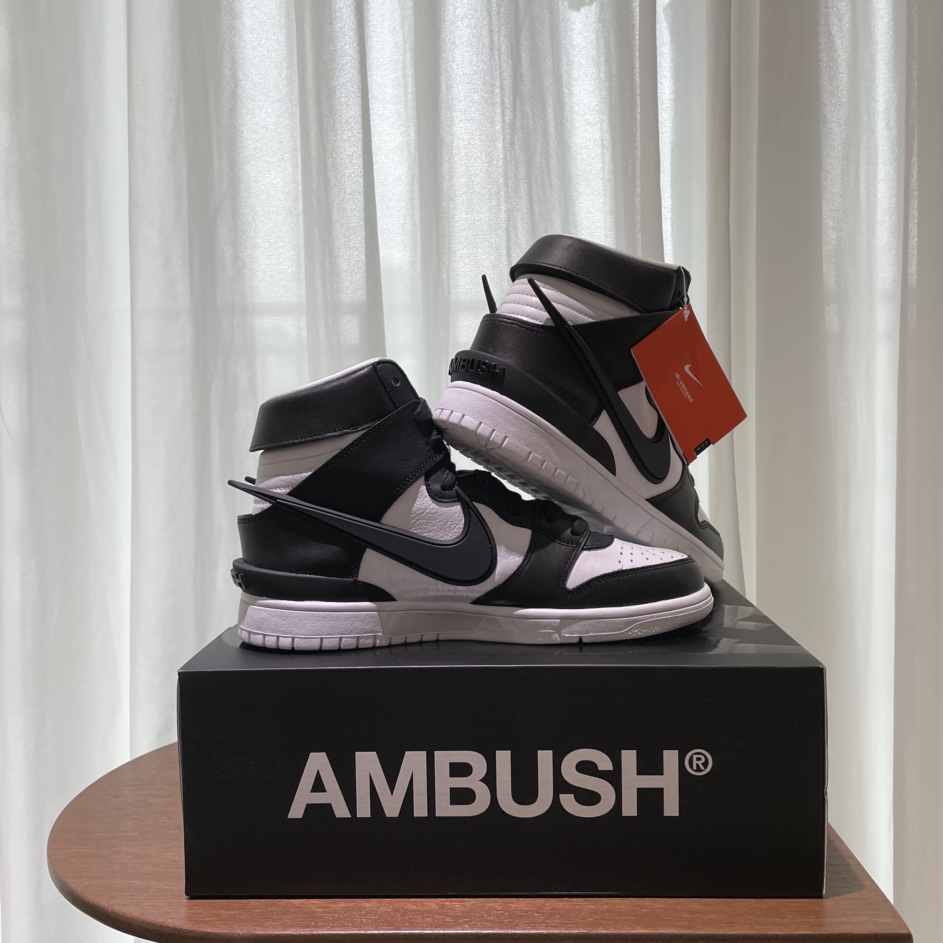 Nike x Ambush Dunk High Black 착용 스타일