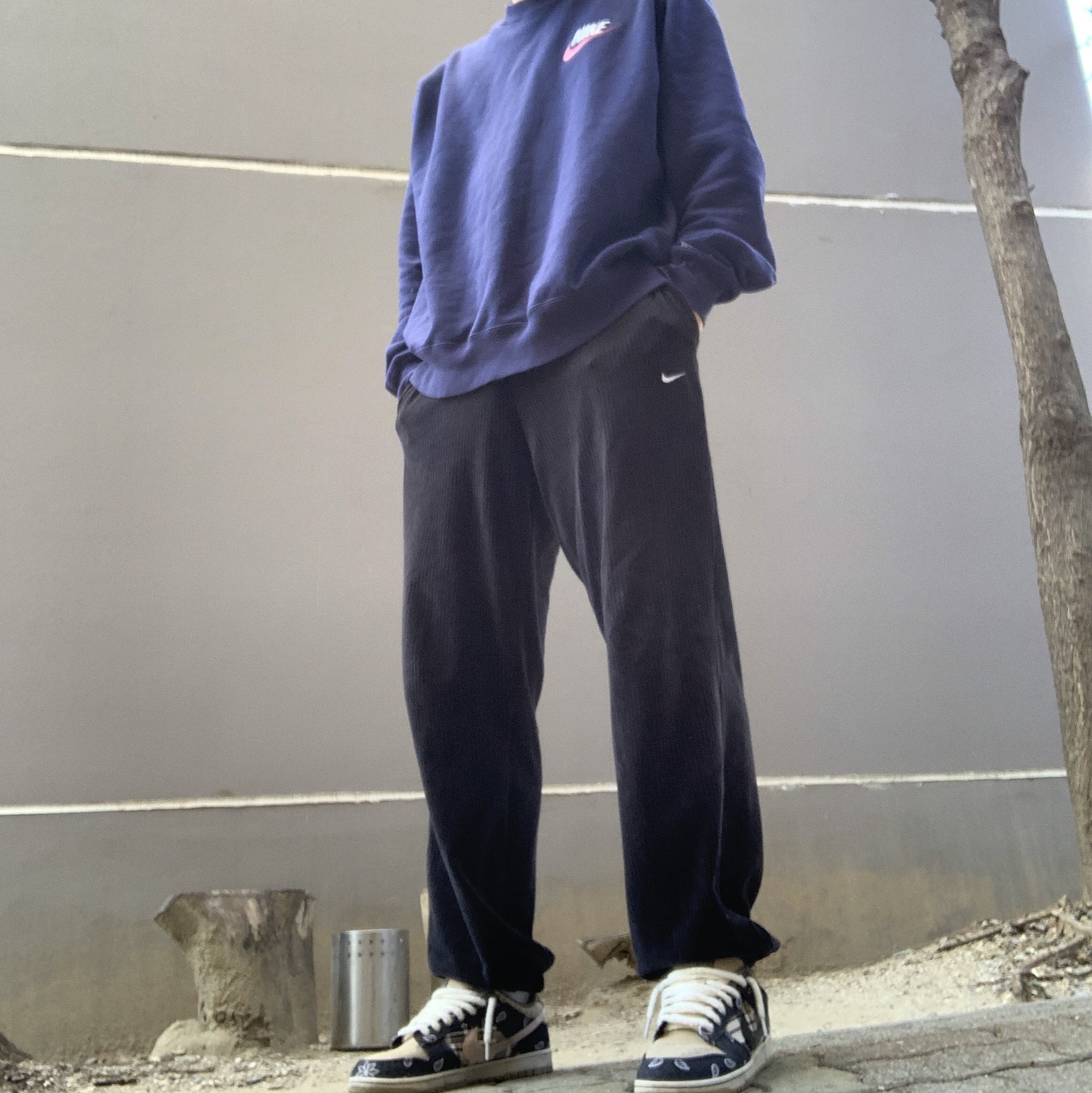 Nike x Travis Scott SB Dunk Low 착용 스타일