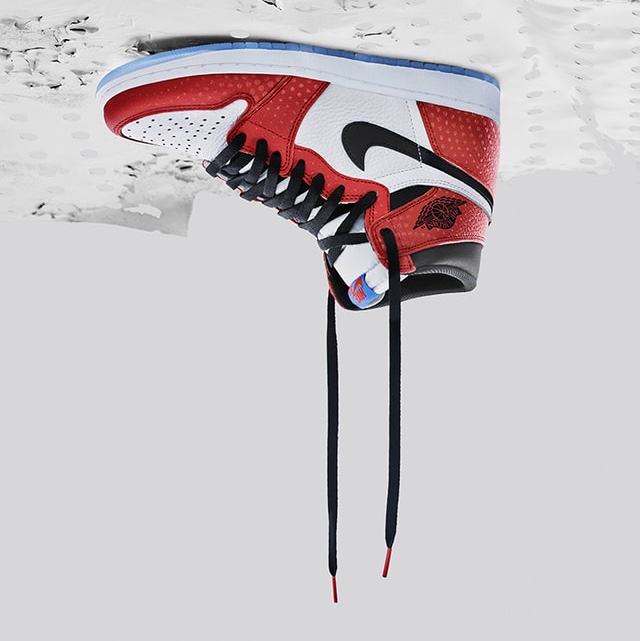Jordan 1 Retro High Spider-Man Origin Story 착용 스타일 - 4