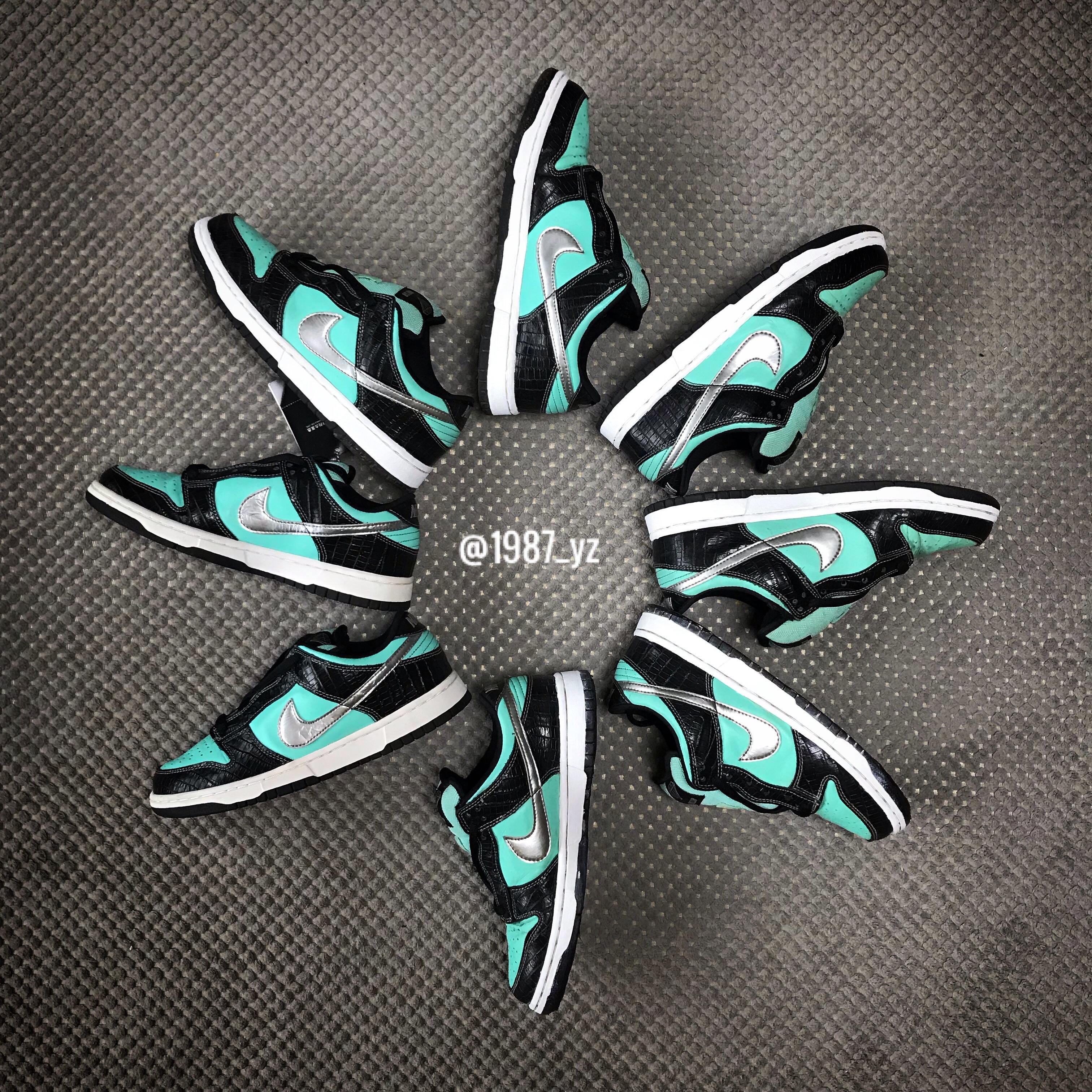 Nike x Diamond Supply Co. SB Dunk Low Tiffany 착용 스타일