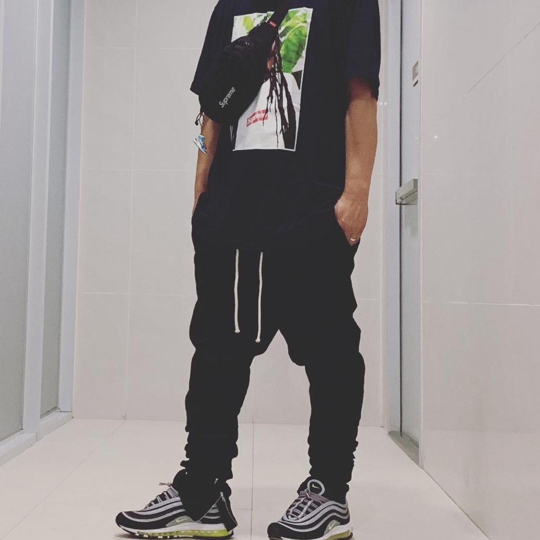 Nike Air Max 97 OG Black Volt Asia 착용 스타일