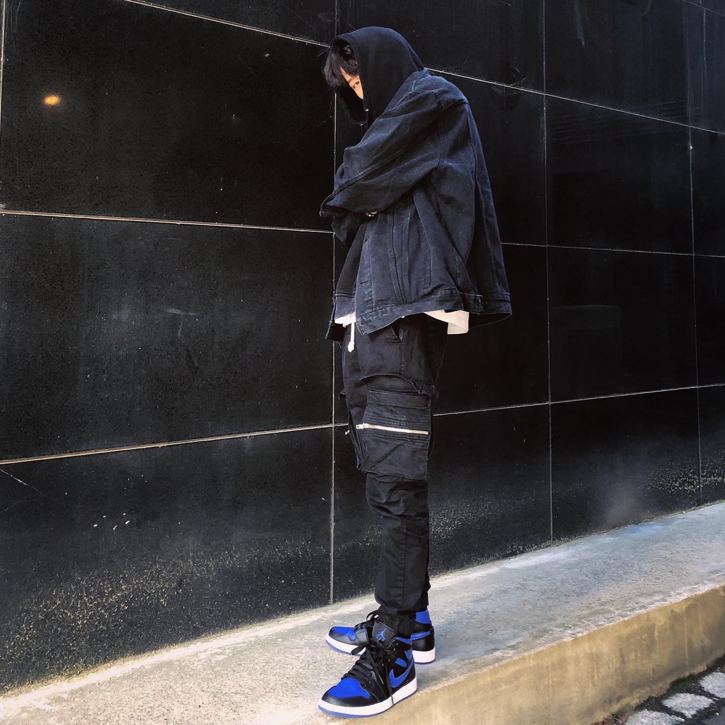 Jordan 1 Mid Royal 2020 착용 스타일