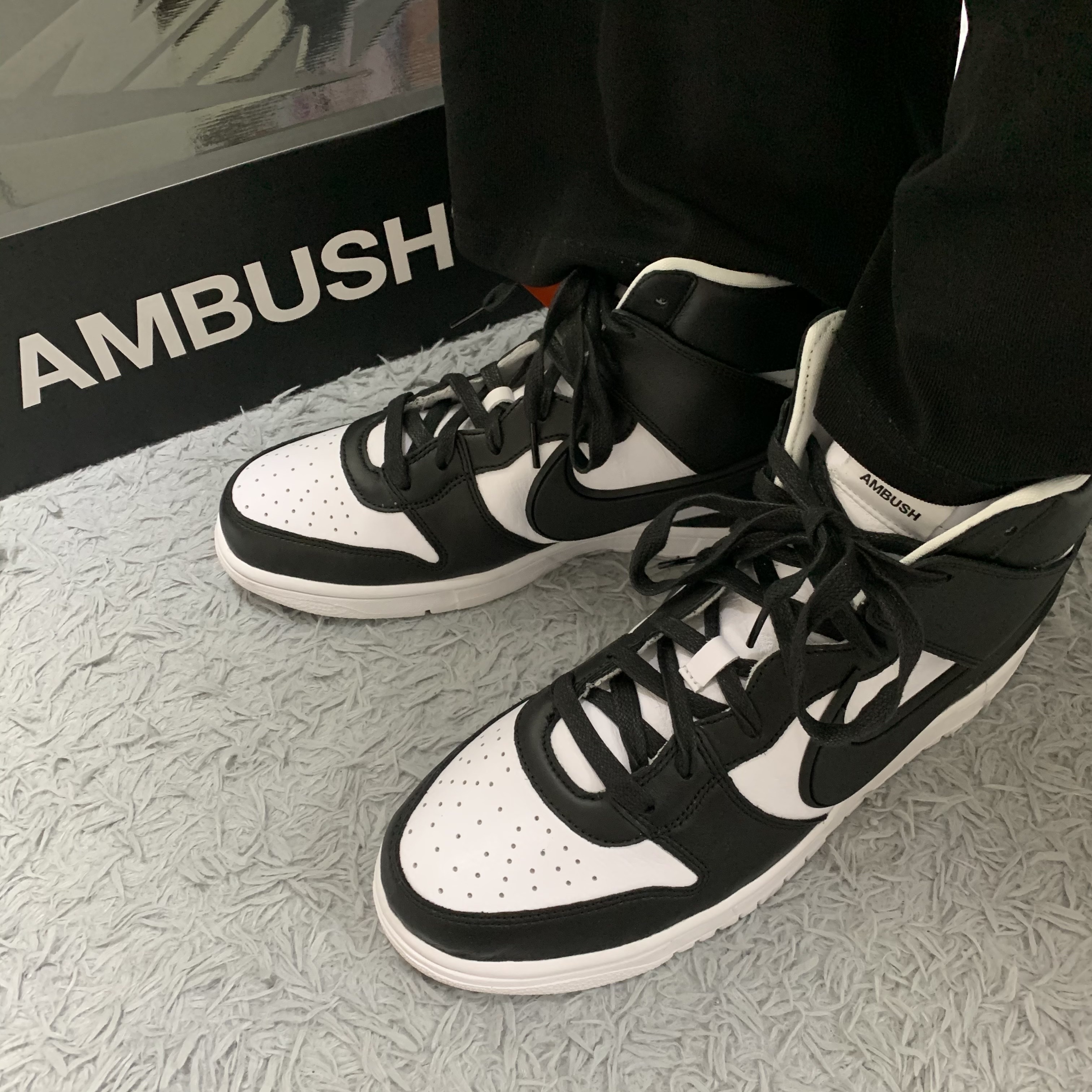 Nike x Ambush Dunk High Black 착용 스타일