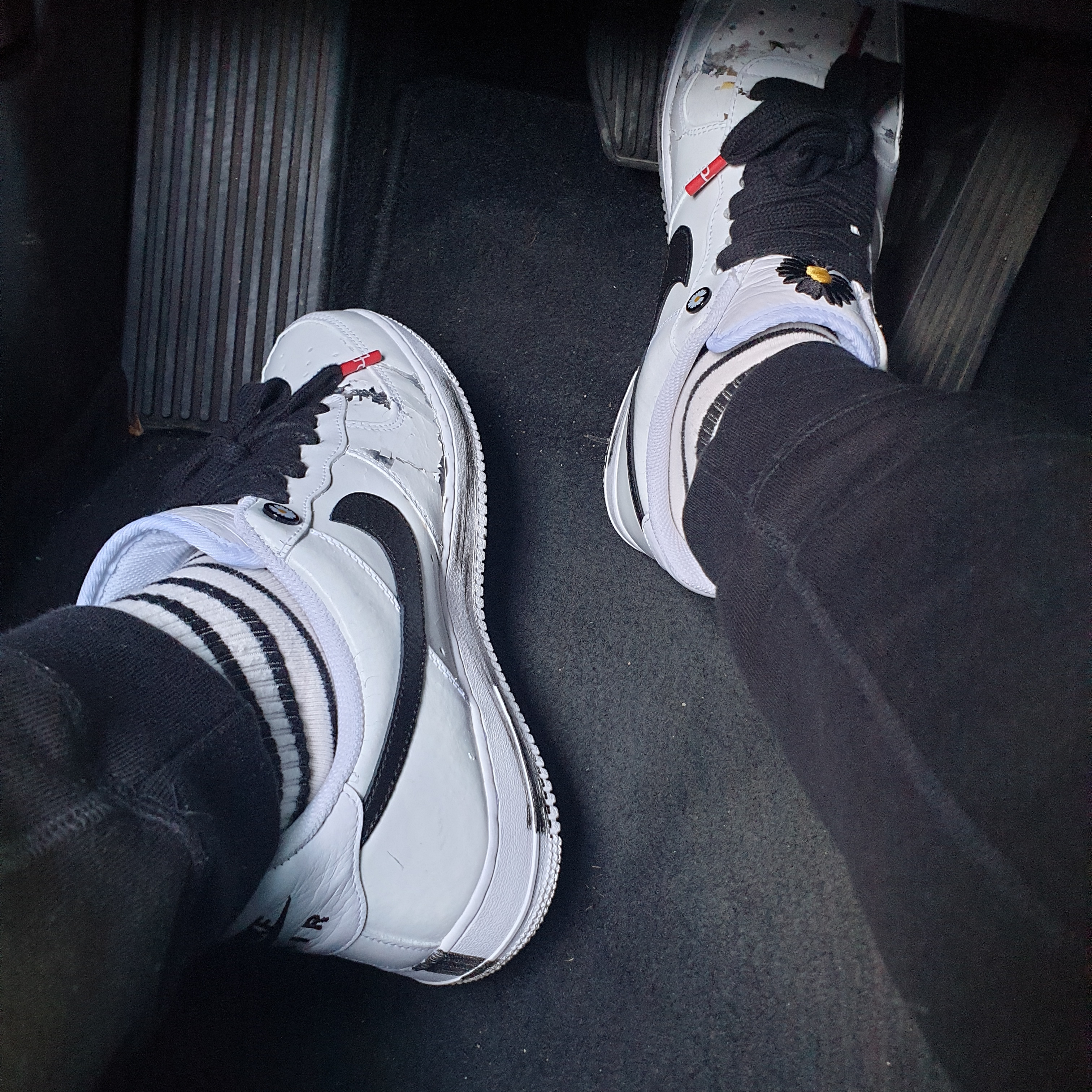 Nike x Peaceminusone Air Force 1 Low Para-Noise 2.0 착용 스타일