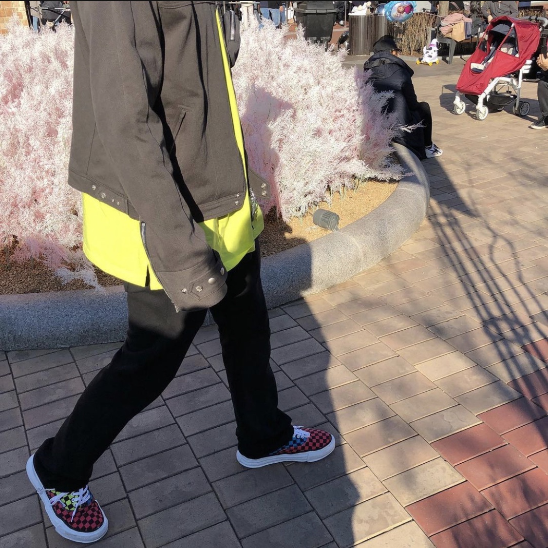 Maison Mihara Yasuhiro OG Sole Over Dyed Leather x Canvas Lowcut Sneakers Beige 착용 스타일