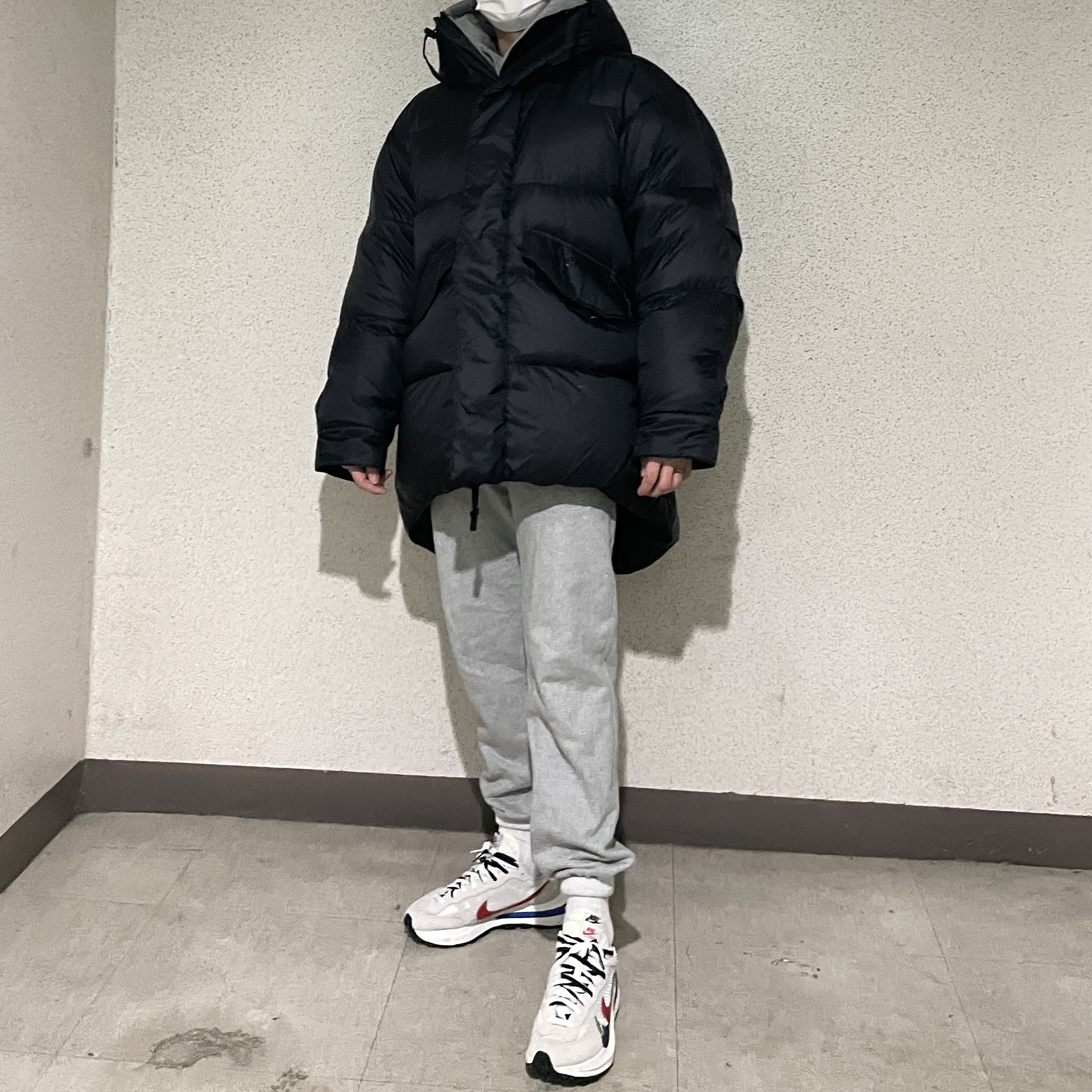 Nike x Sacai VaporWaffle Royal Fuchsia 착용 스타일