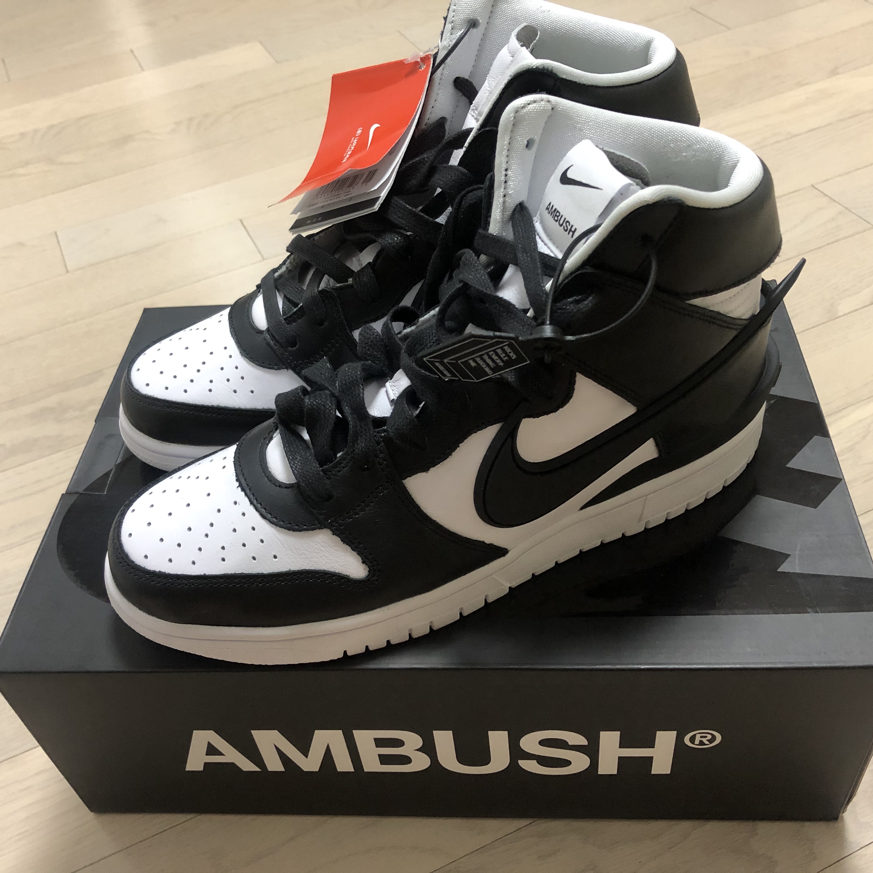 Nike x Ambush Dunk High Black 착용 스타일 - 1