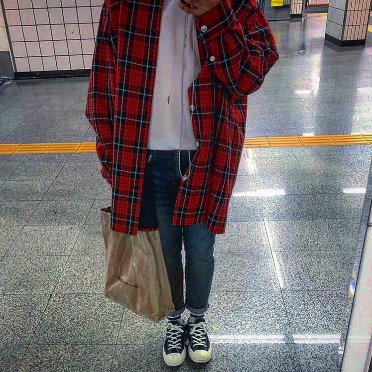 Converse x Play Comme des Garcons Chuck 70 Ox Black 착용 스타일