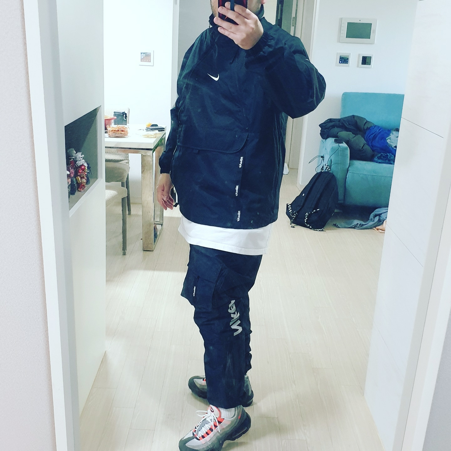 Nike Air Max 95 OG Solar Red 2018 착용 스타일