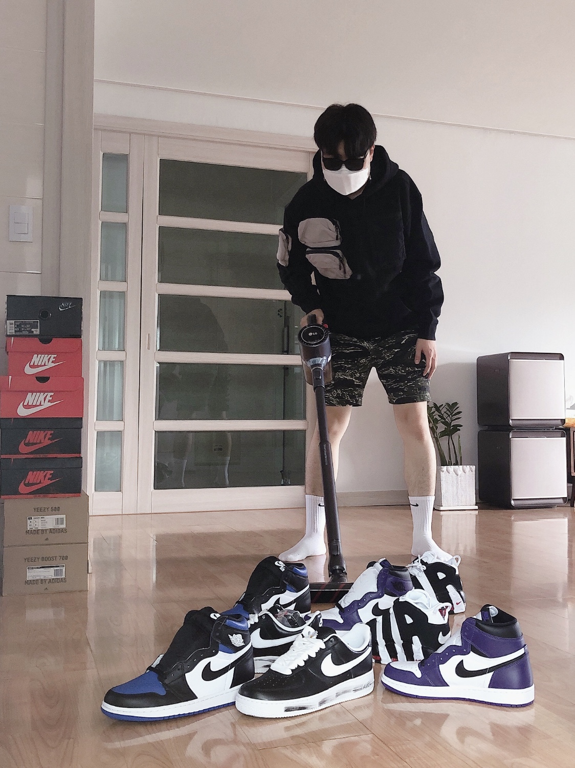 Jordan 1 Retro High OG Royal Toe, Jordan 1 Retro High OG Court Purple 2020 착용 스타일